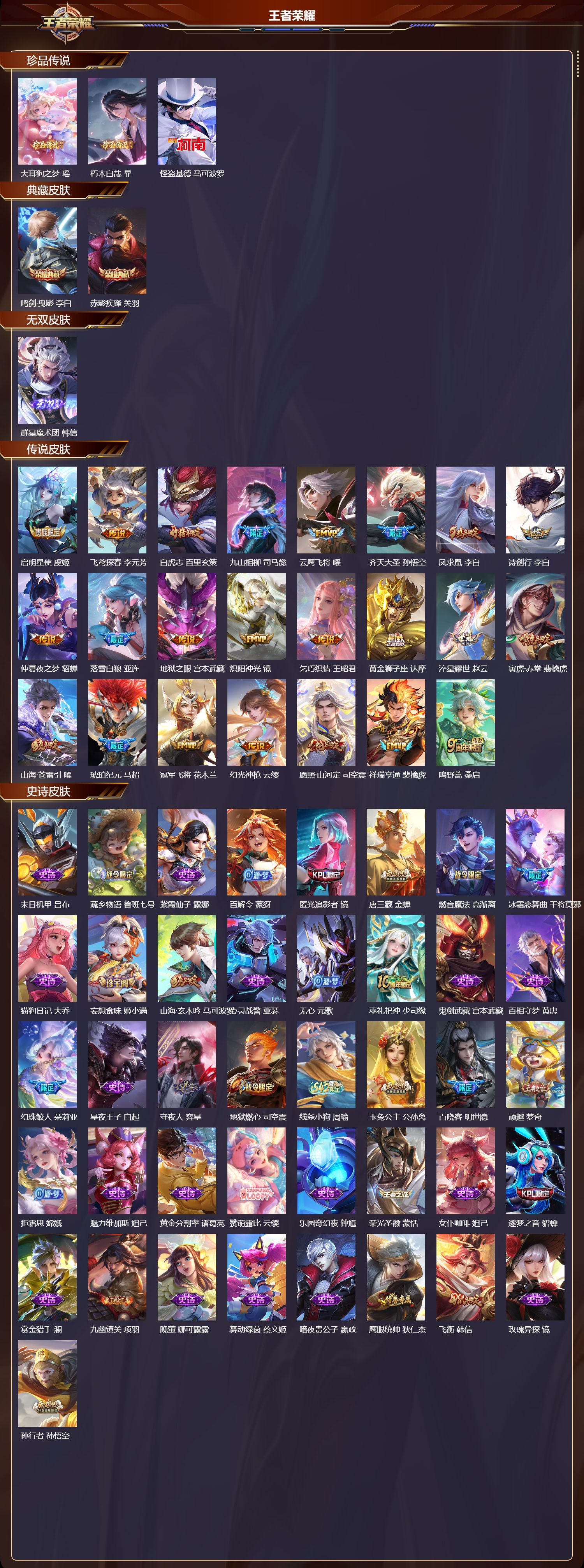 WZCMW4313476王者荣耀账号详情图5