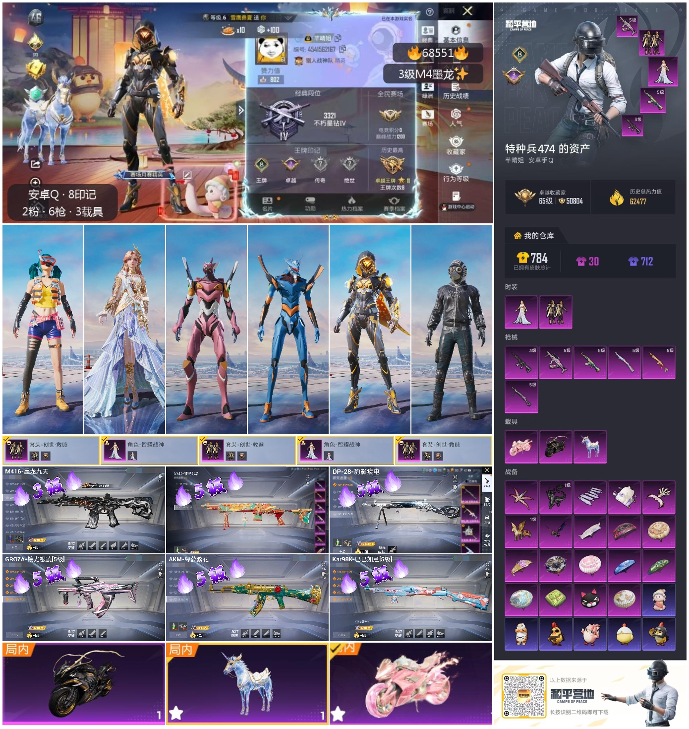 HPCMW4176873和平精英账号详情图3