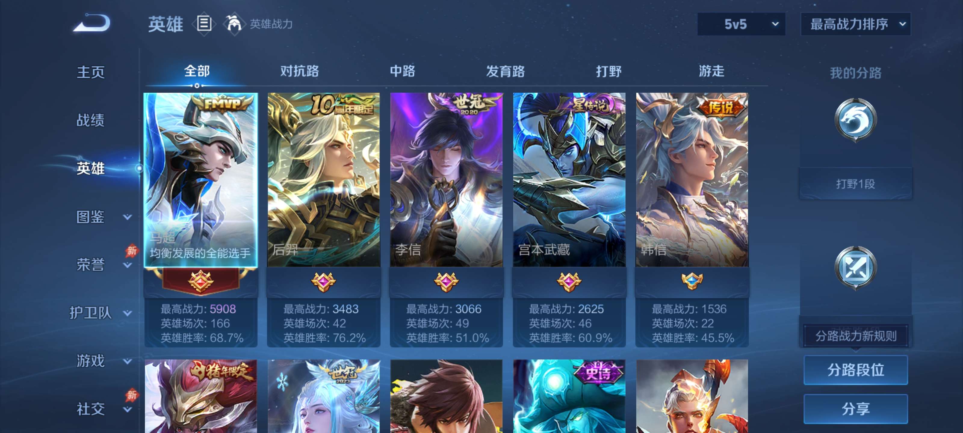 WZZM4294096王者荣耀账号详情图2