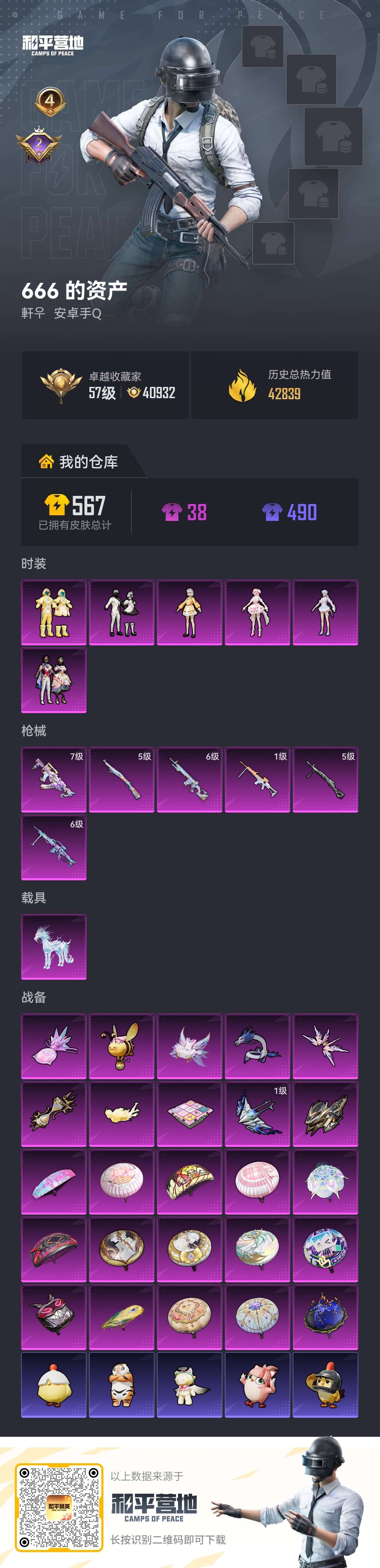 HPCMW4179331和平精英账号详情图1