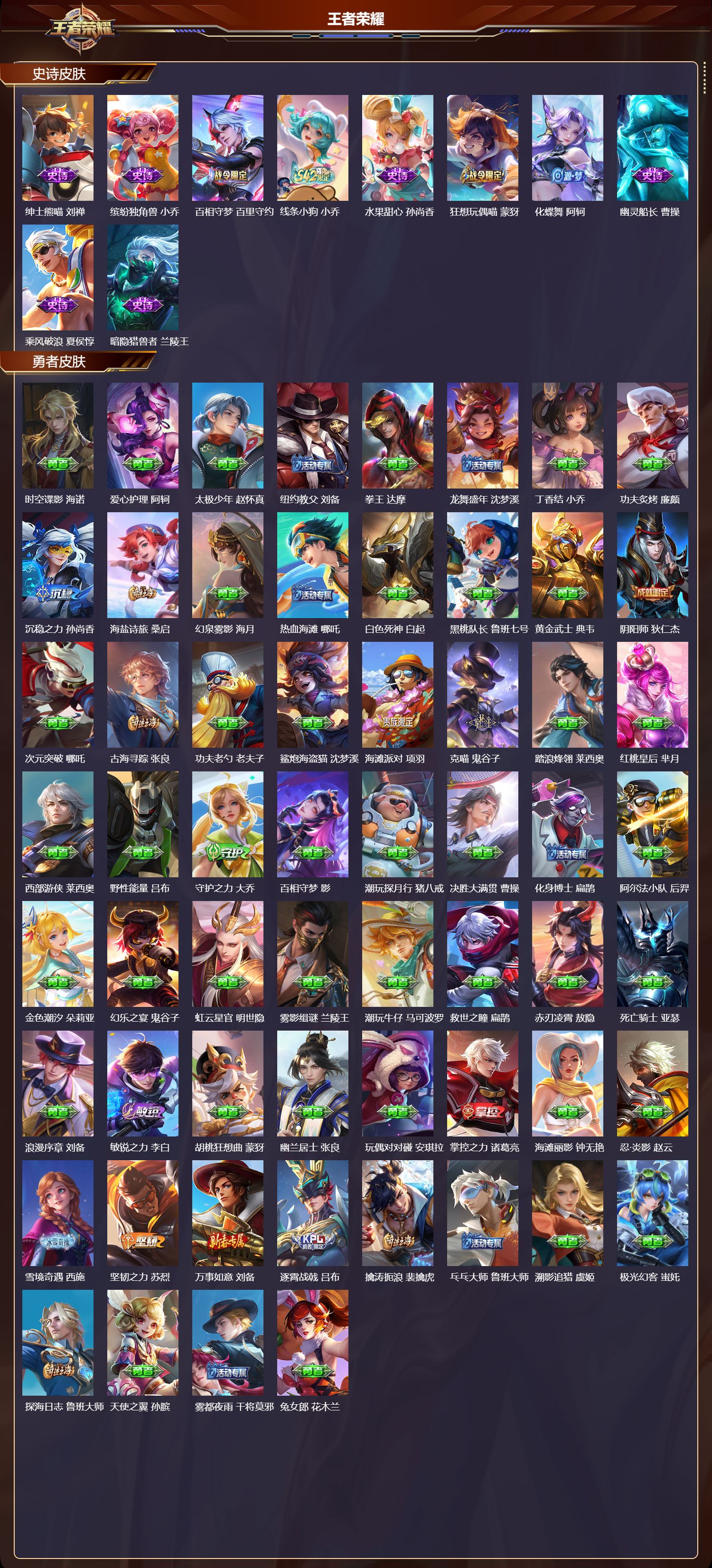 WZQM4288389王者荣耀账号详情图3