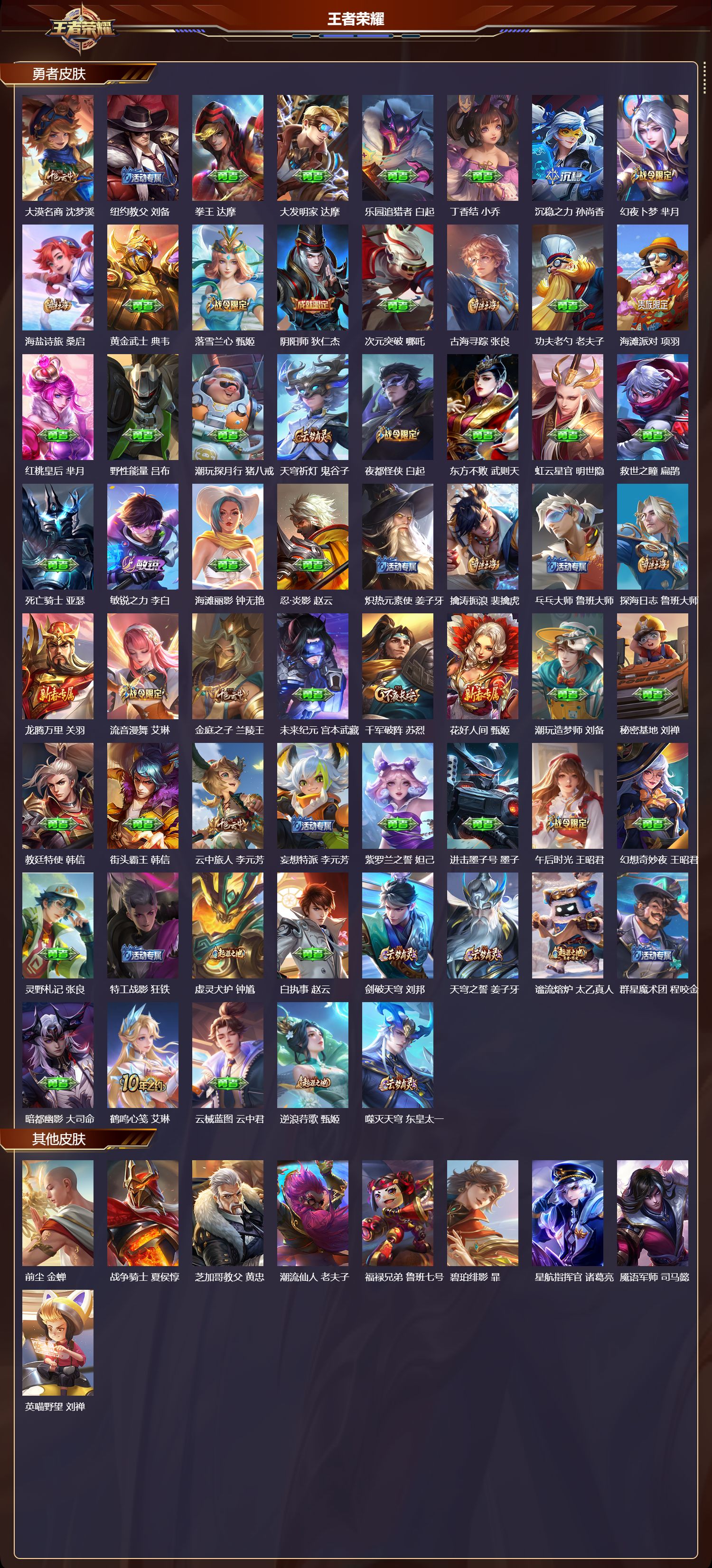 WZMK4288040王者荣耀账号详情图2 WZMK4288040王者荣耀账号详情图2