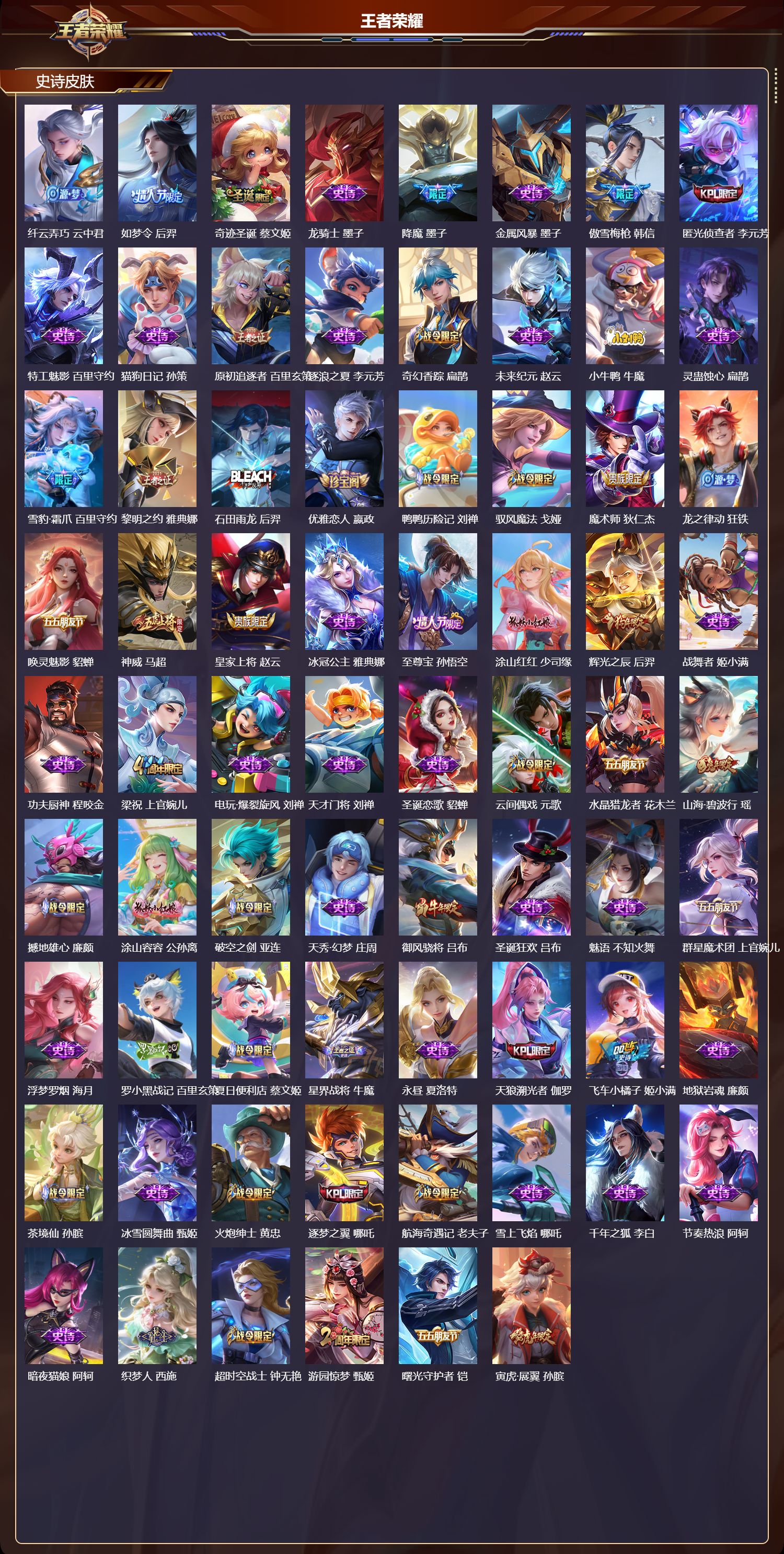 WZQM4287663王者荣耀账号详情图4