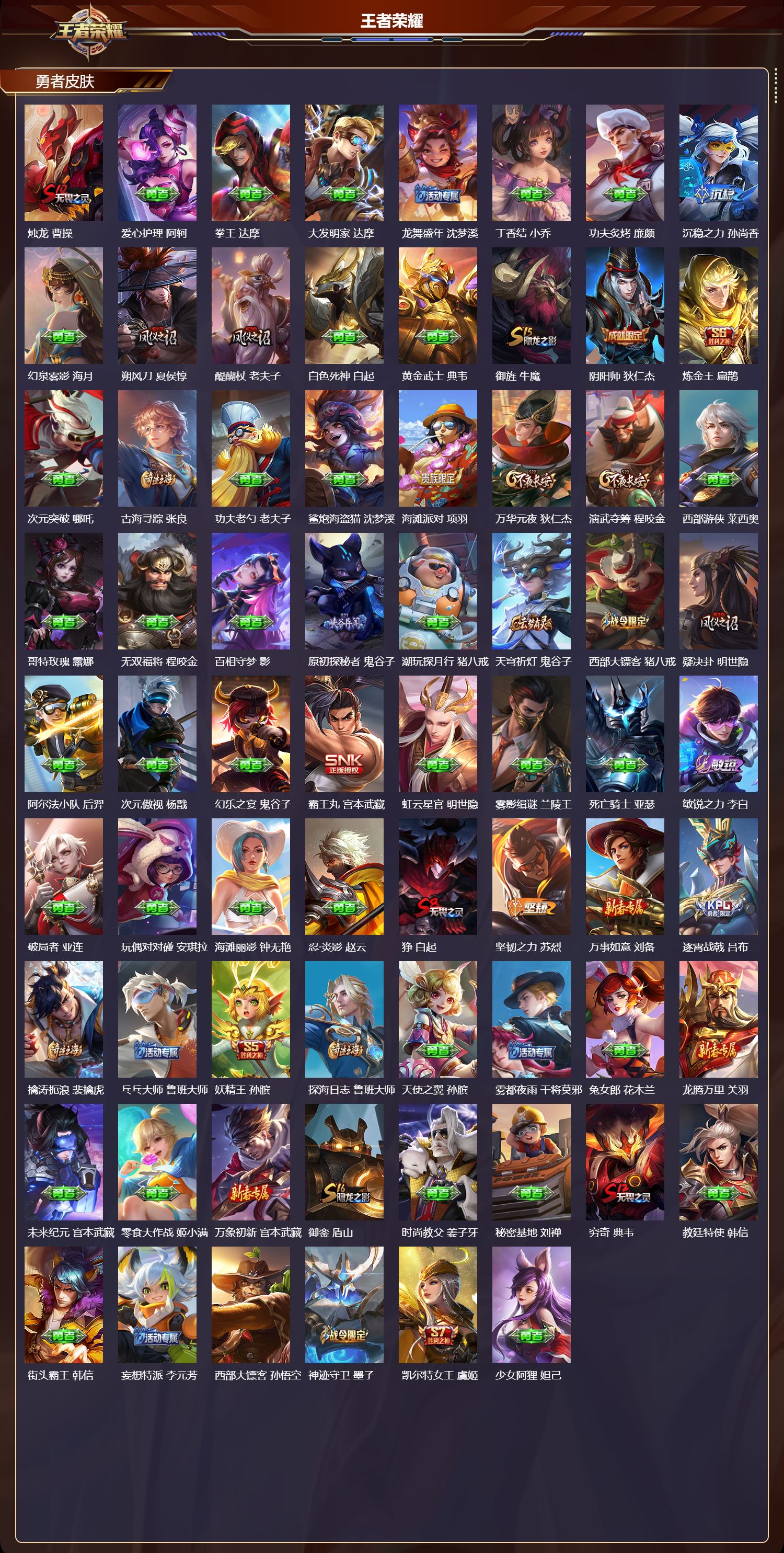 WZCMW4315002王者荣耀账号详情图8