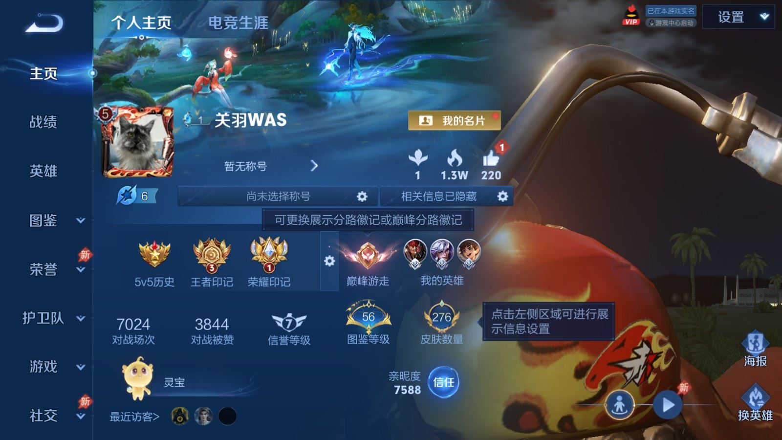 WZCMW4314965王者荣耀账号详情图1