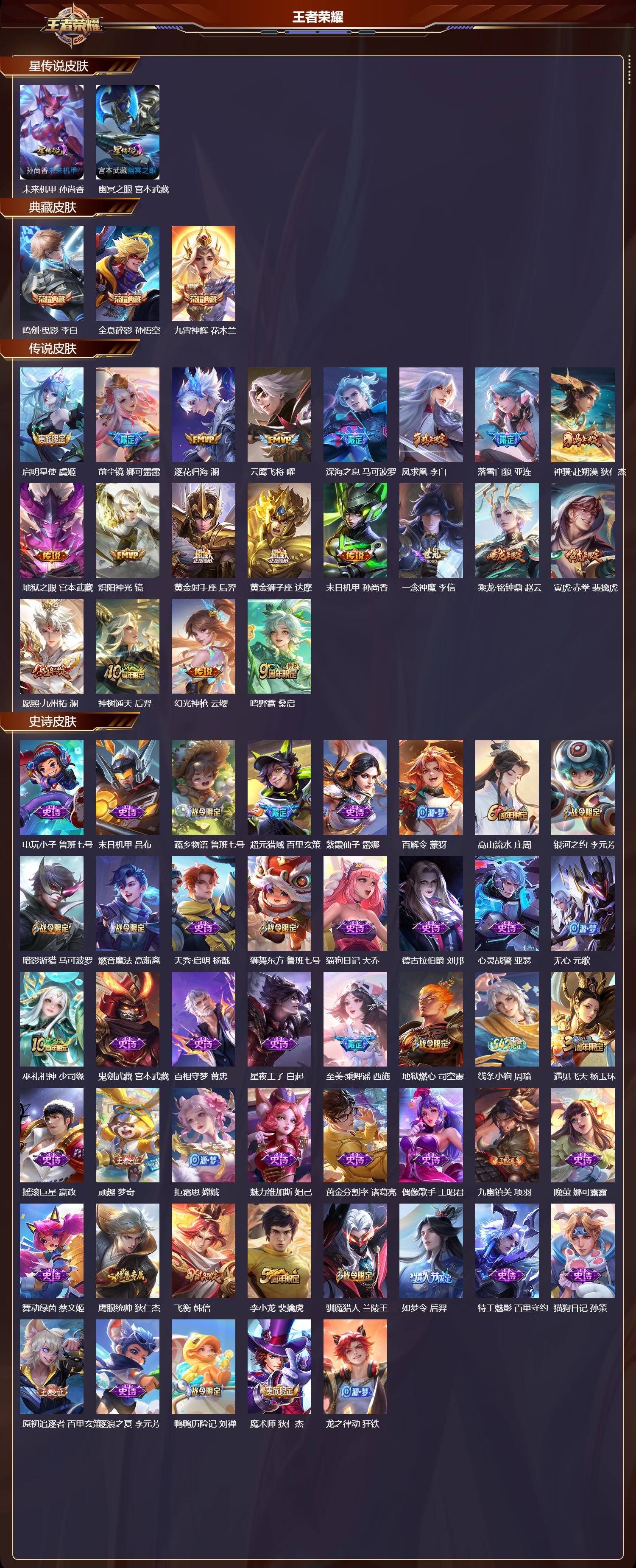 WZQM4287924王者荣耀账号详情图2 WZQM4287924王者荣耀账号详情图2