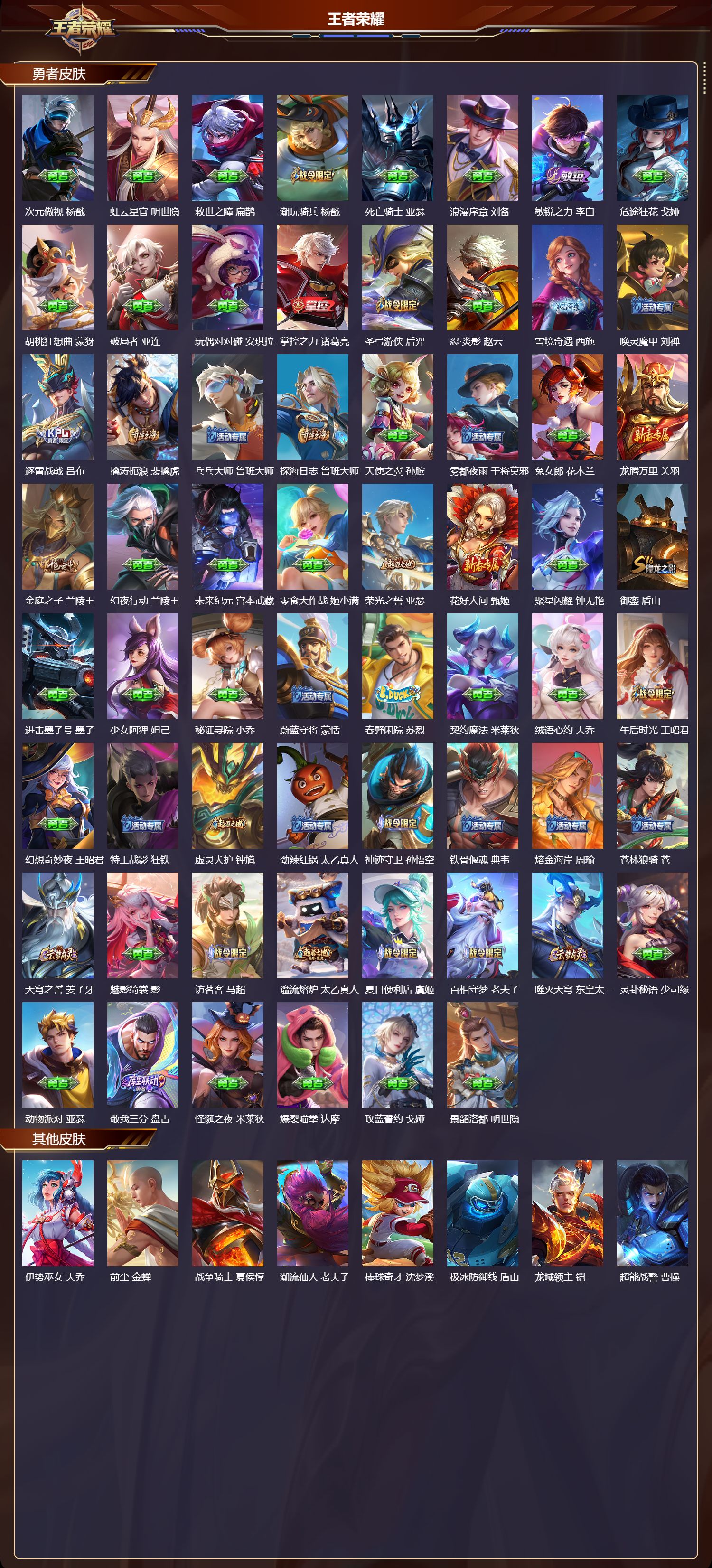 WZMK4287826王者荣耀账号详情图3 WZMK4287826王者荣耀账号详情图3