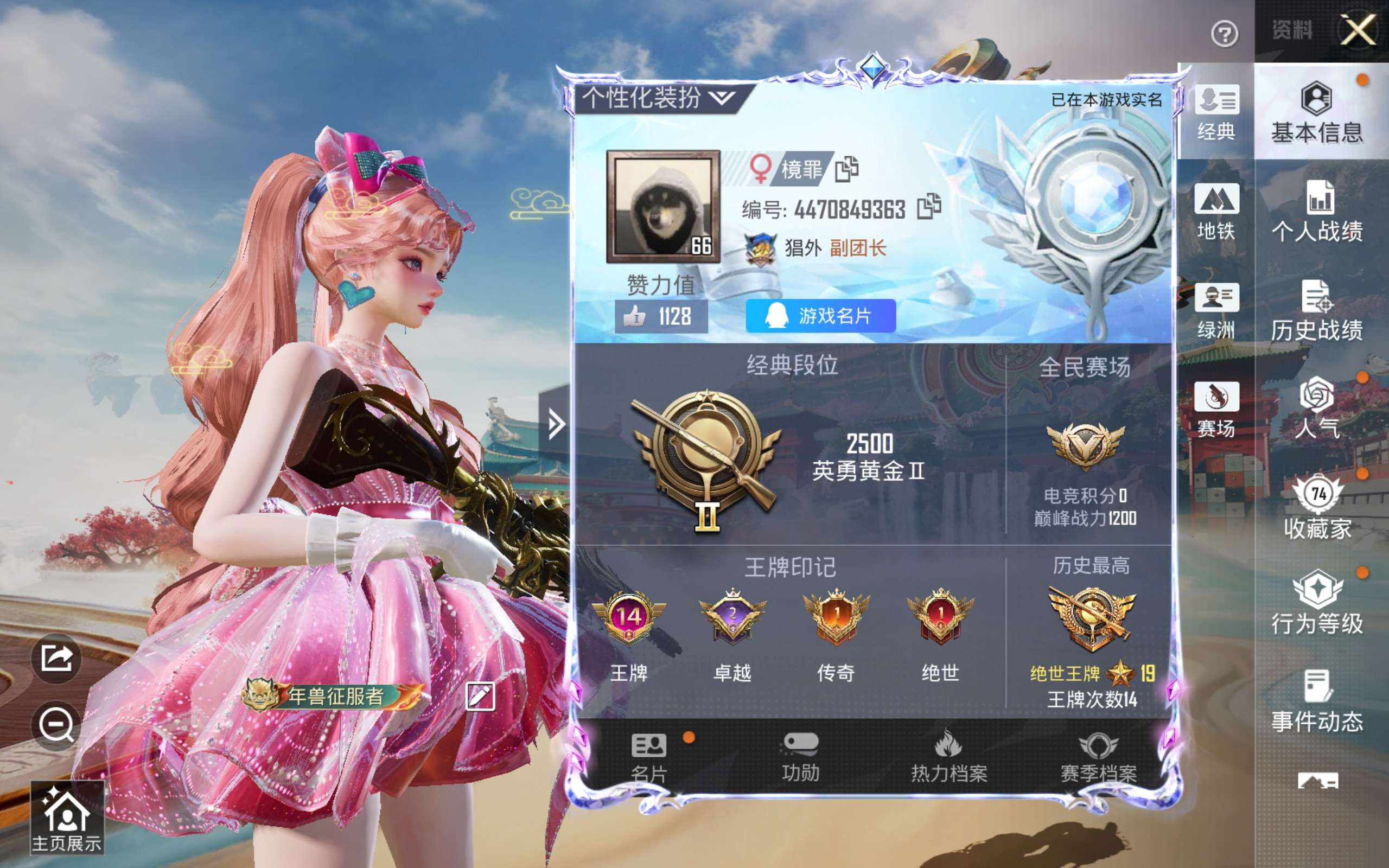 HPCMW4179060和平精英账号详情图3