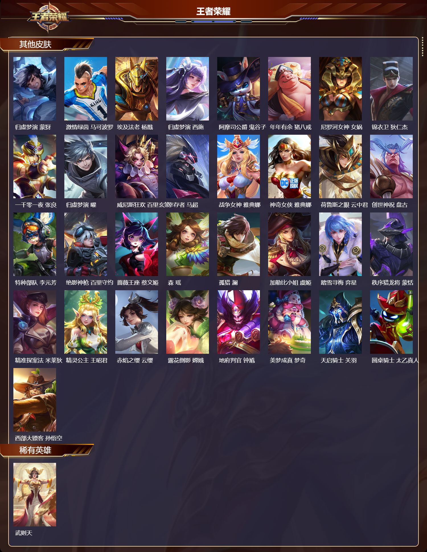 WZMK4288123王者荣耀账号详情图5 WZMK4288123王者荣耀账号详情图5