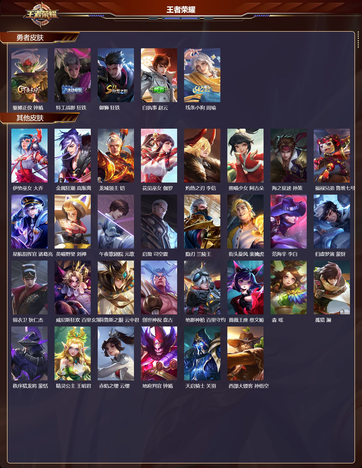 WZMK4288403王者荣耀账号详情图2 WZMK4288403王者荣耀账号详情图2