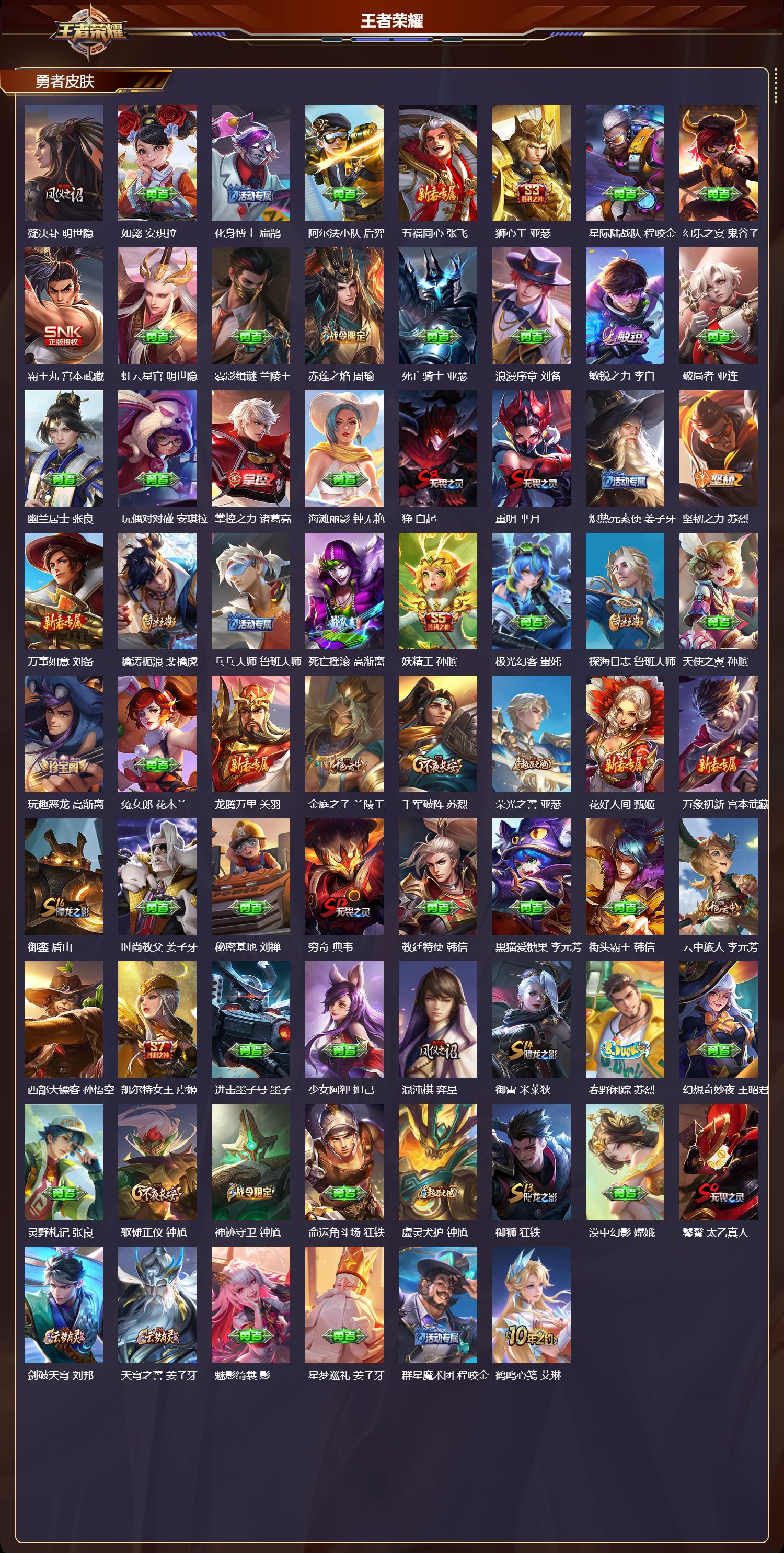 WZQM4288424王者荣耀账号详情图4