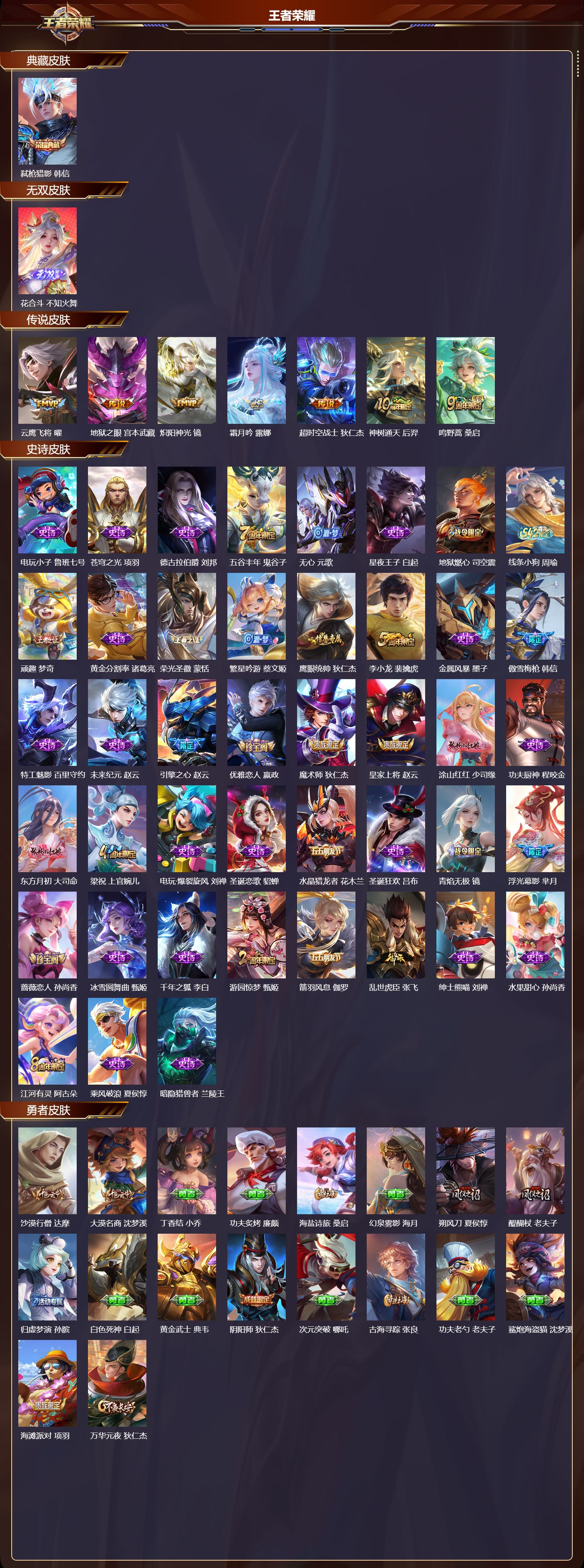 WZCMW4314866王者荣耀账号详情图5