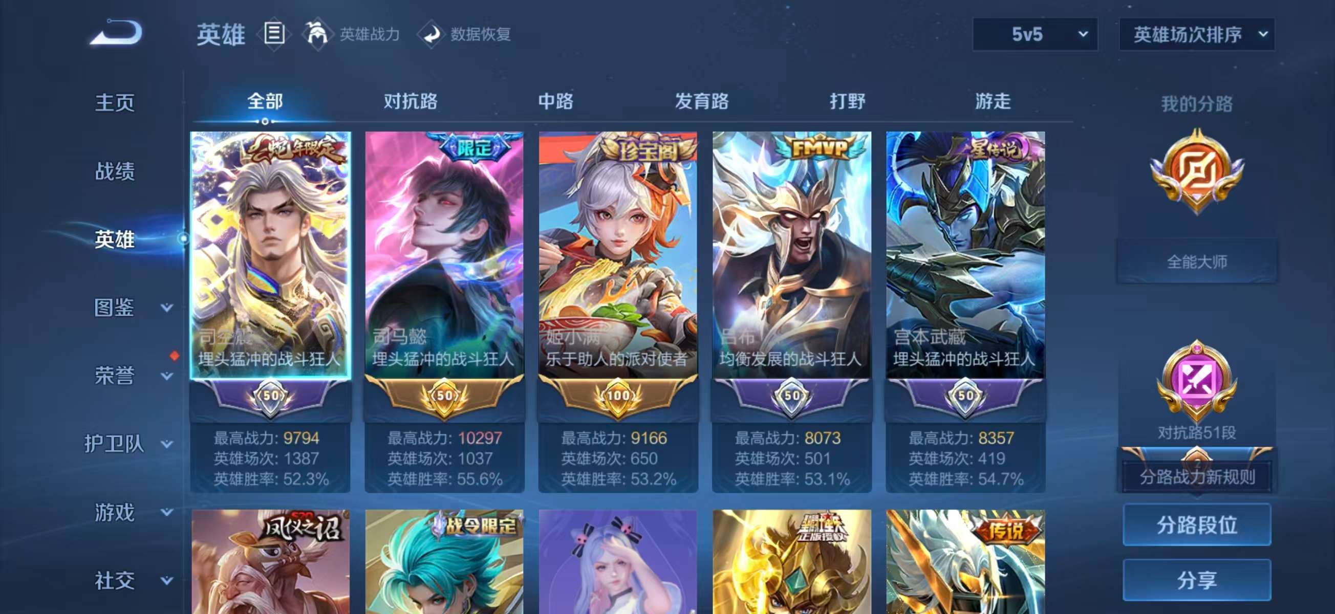 WZCMW4315006王者荣耀账号详情图3