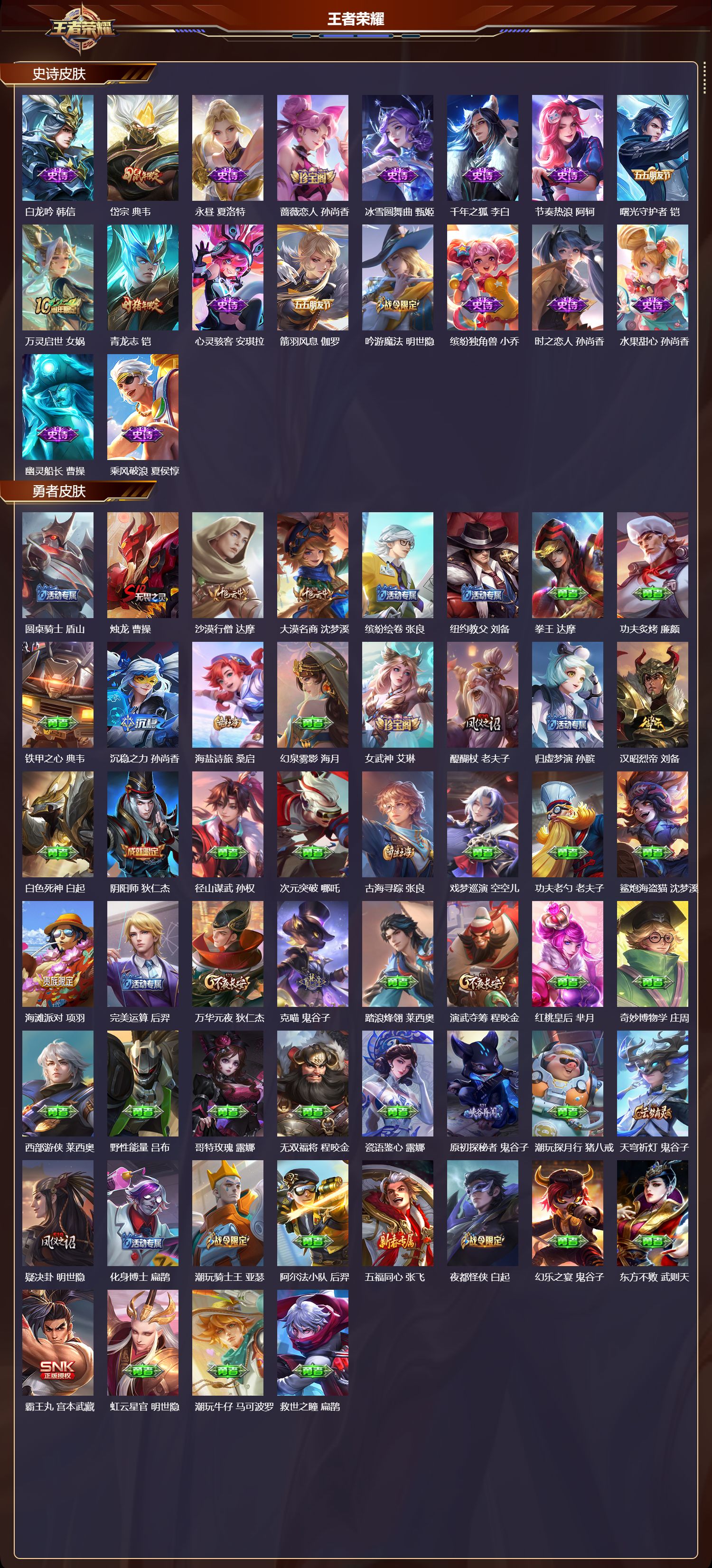 WZMK4288308王者荣耀账号详情图2 WZMK4288308王者荣耀账号详情图2