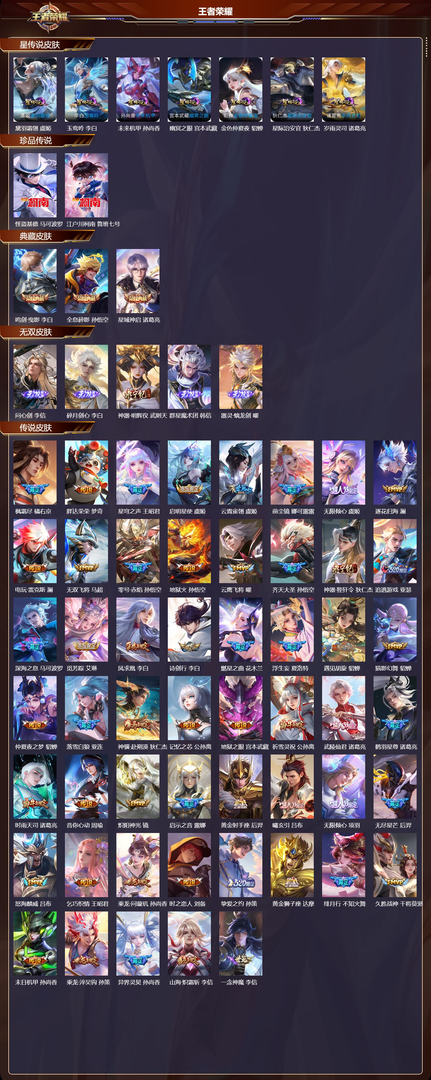 WZQM4287547王者荣耀账号详情图2