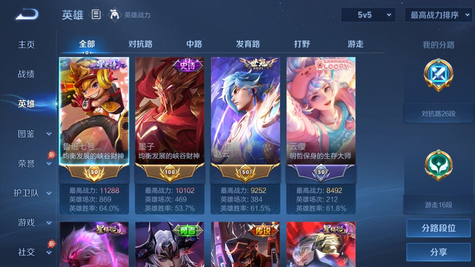 WZCMW4315251王者荣耀账号详情图2