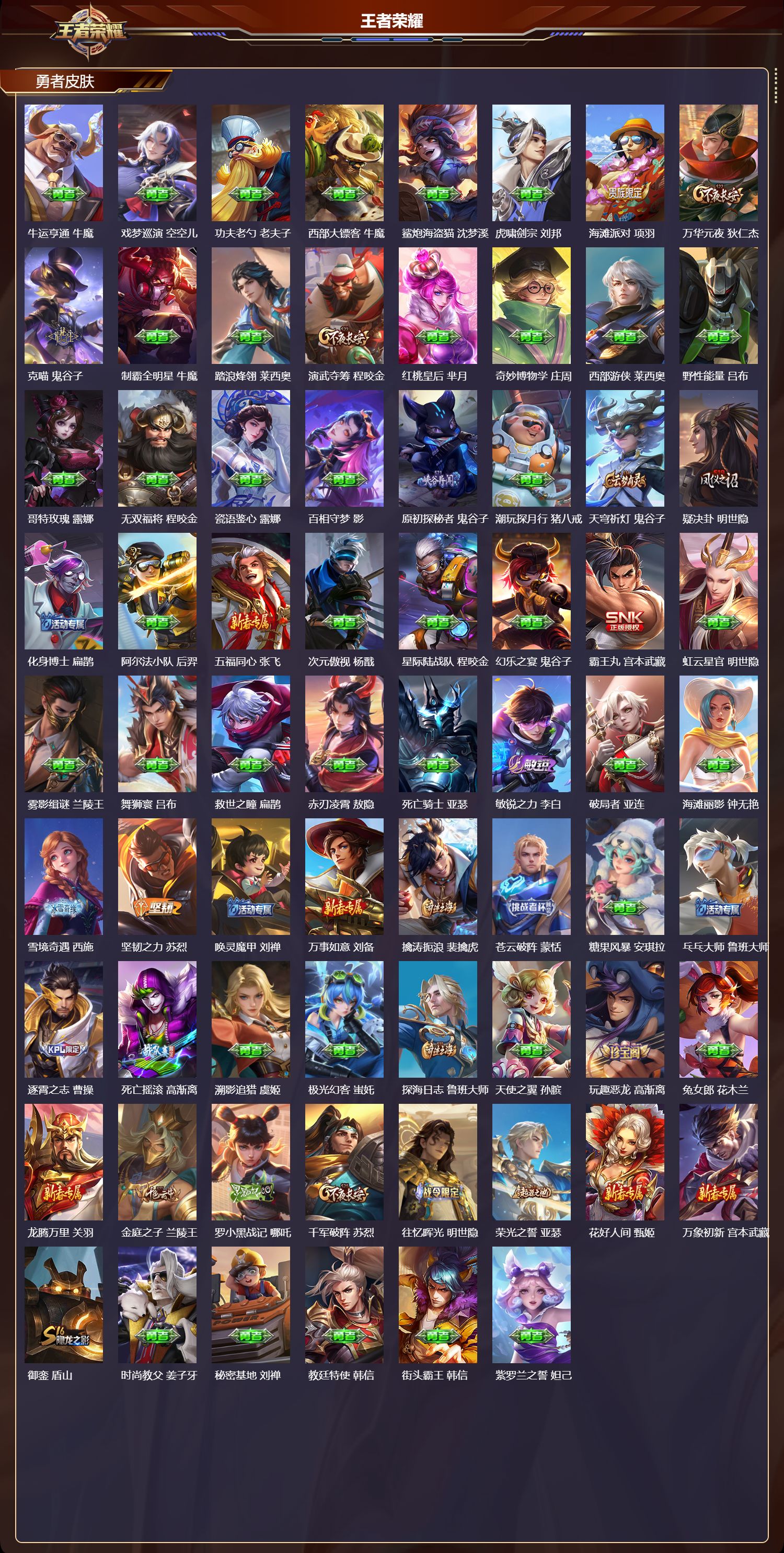 WZQM4288187王者荣耀账号详情图4