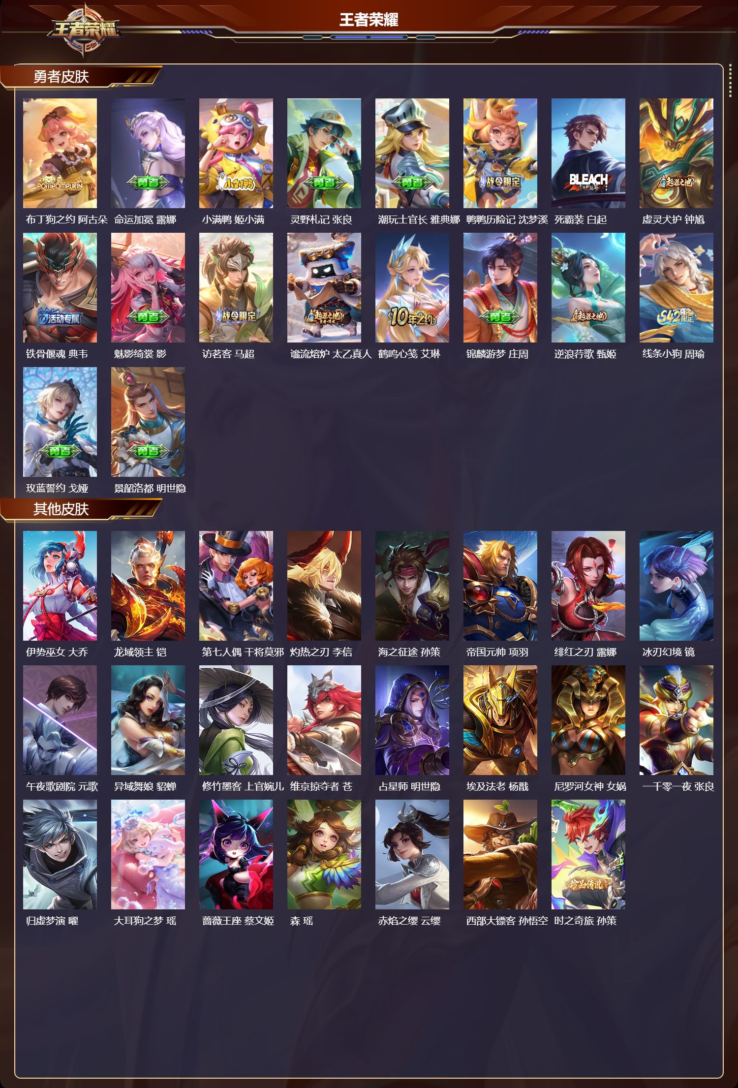 WZQM4288033王者荣耀账号详情图3 WZQM4288033王者荣耀账号详情图3