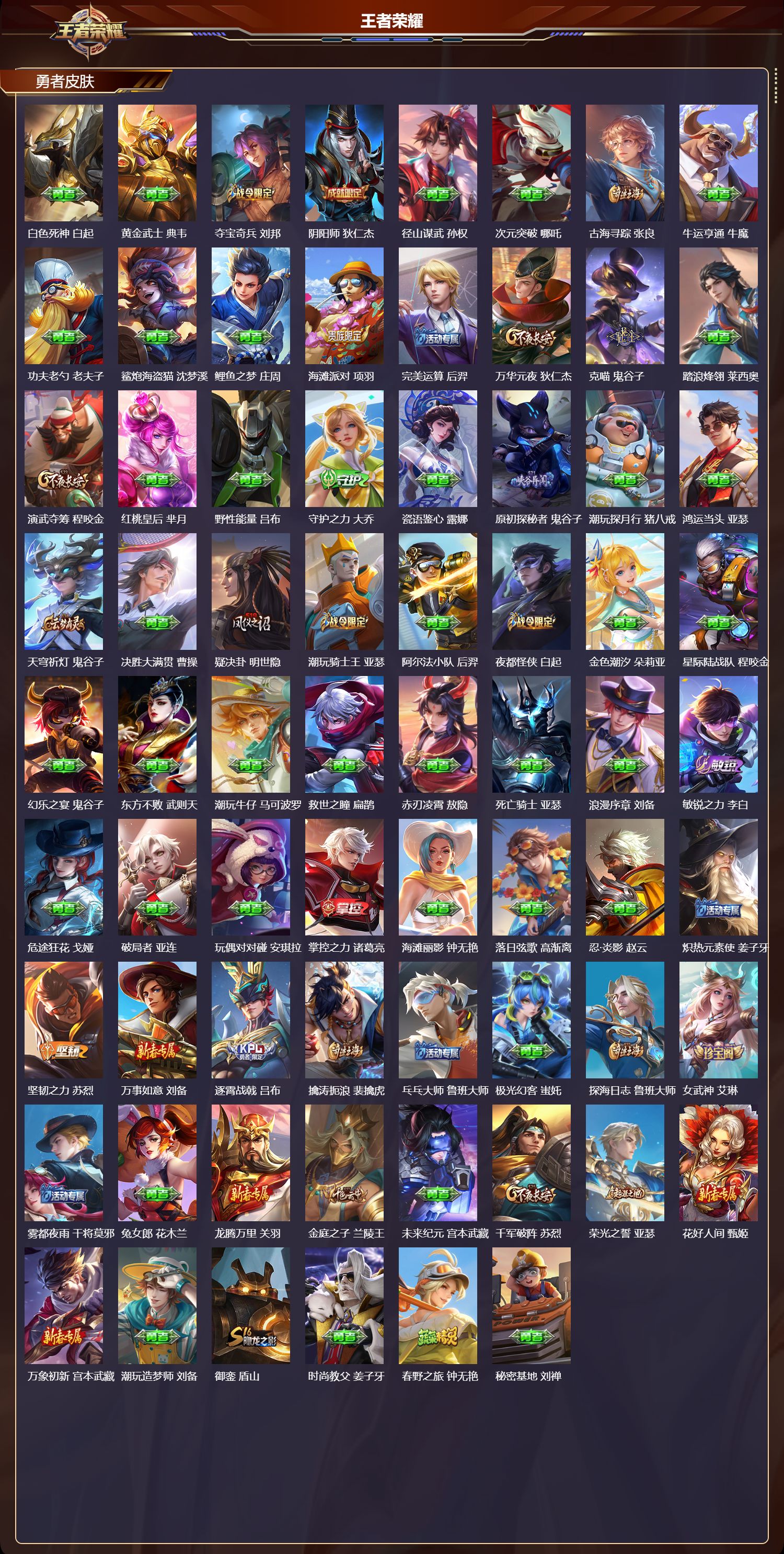 WZQM4287660王者荣耀账号详情图4