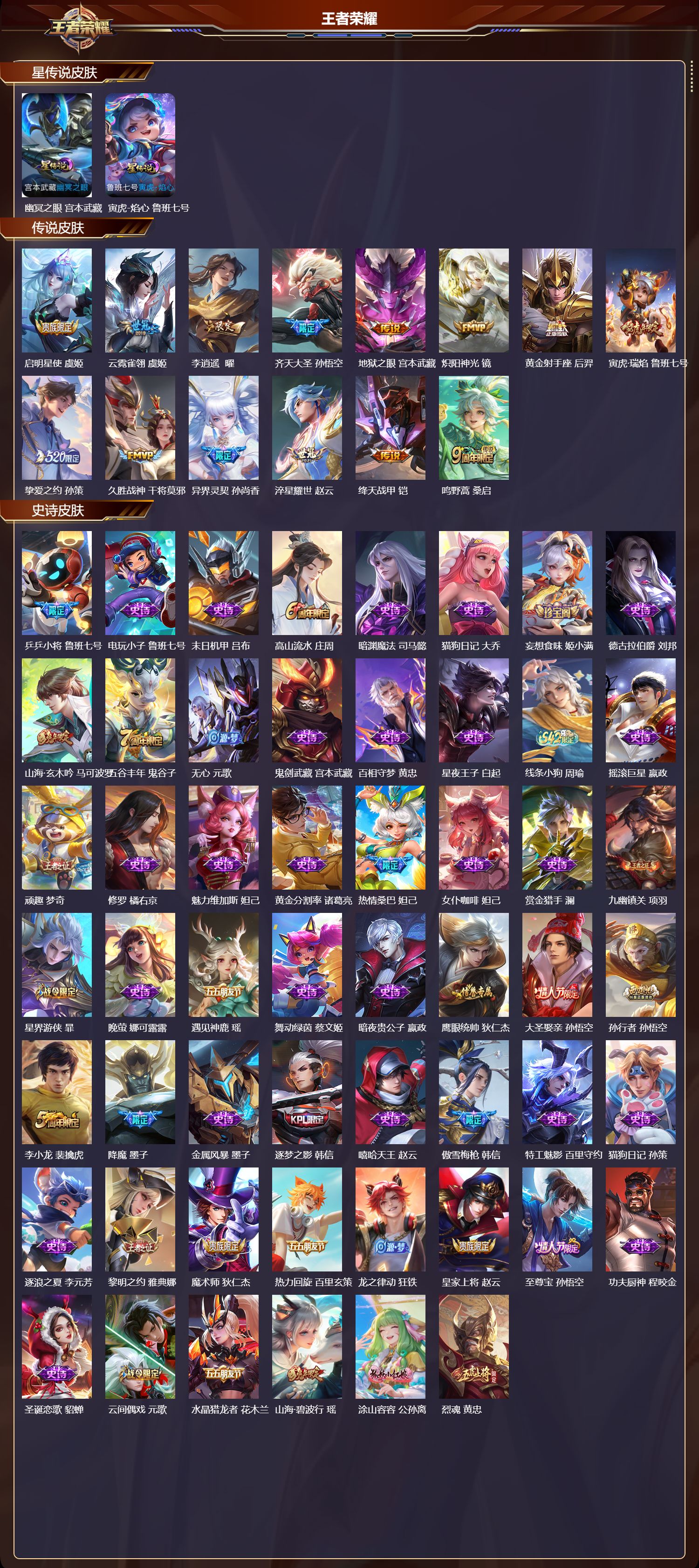 WZMK4288308王者荣耀账号详情图1 WZMK4288308王者荣耀账号详情图1