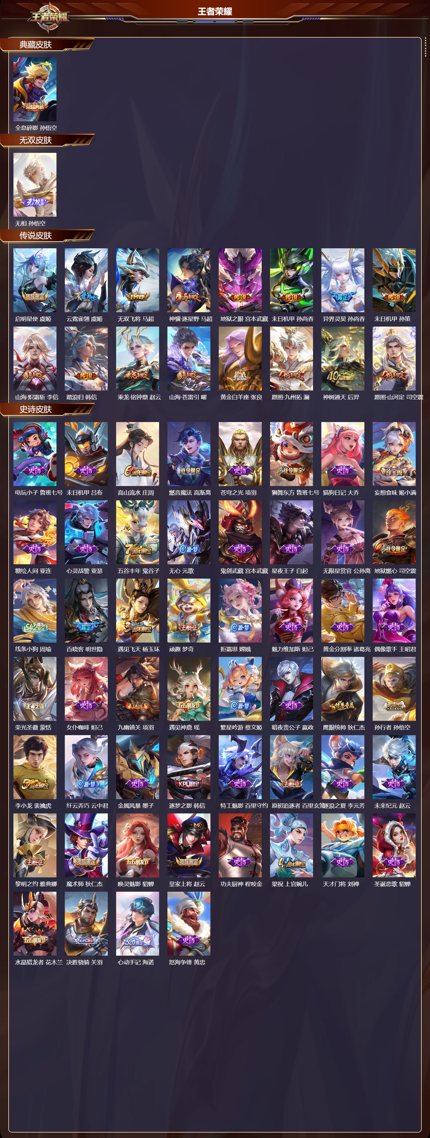 WZCMW4315040王者荣耀账号详情图7