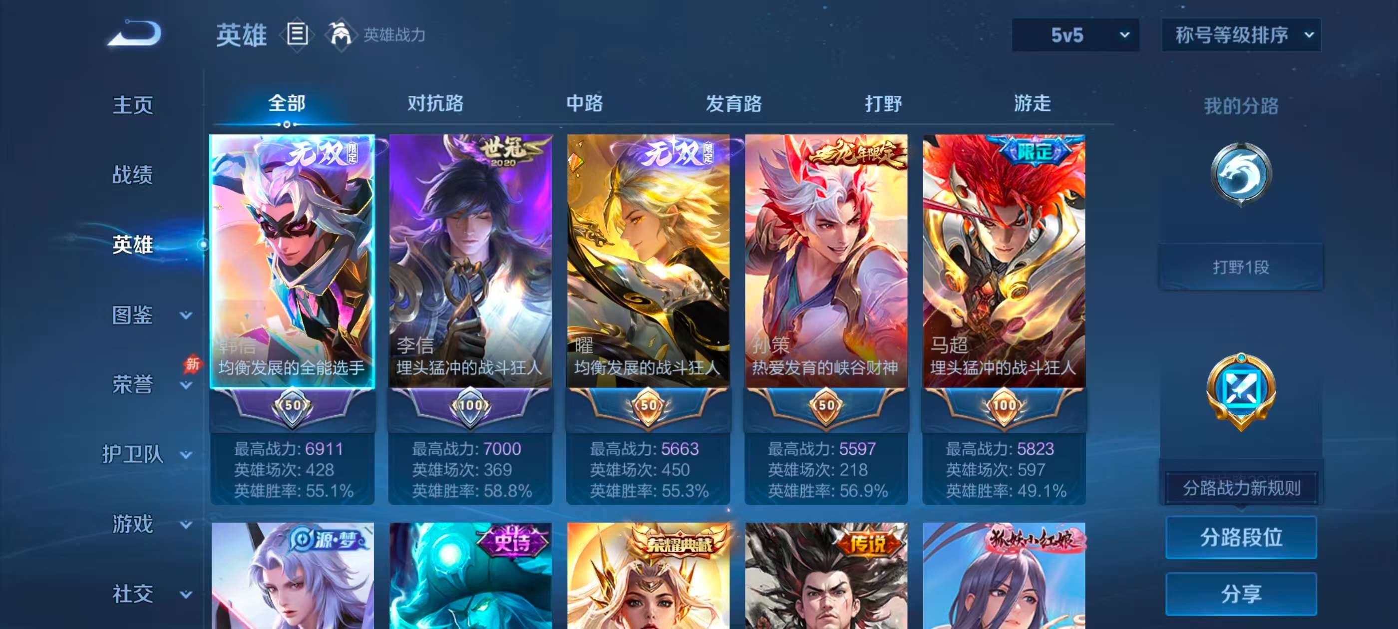 WZCMW4315026王者荣耀账号详情图2