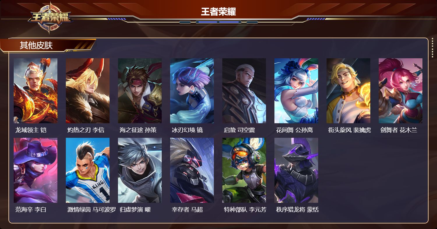 WZMK4289978王者荣耀账号详情图2 WZMK4289978王者荣耀账号详情图2