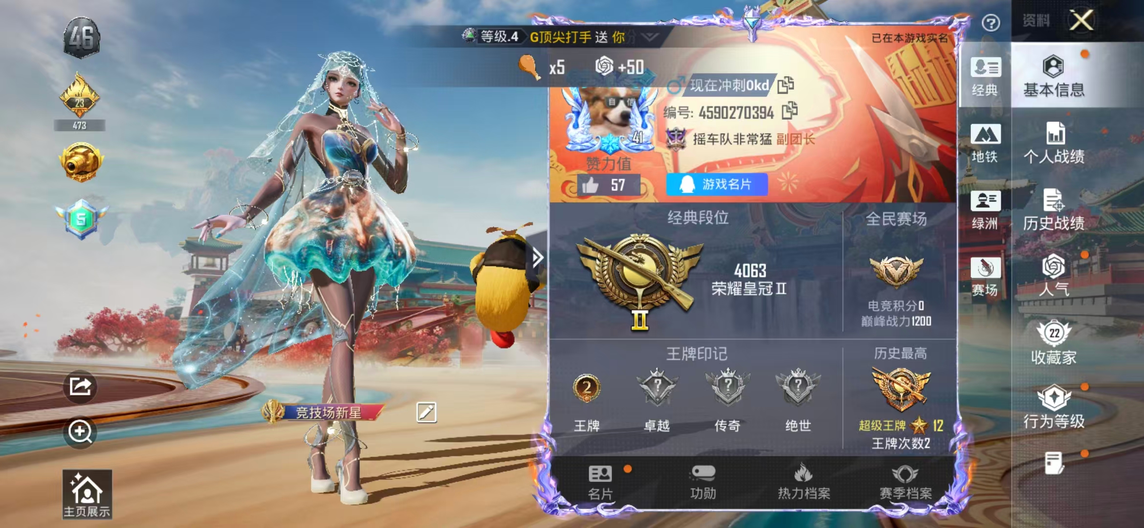 HPCMW4179465和平精英账号详情图2