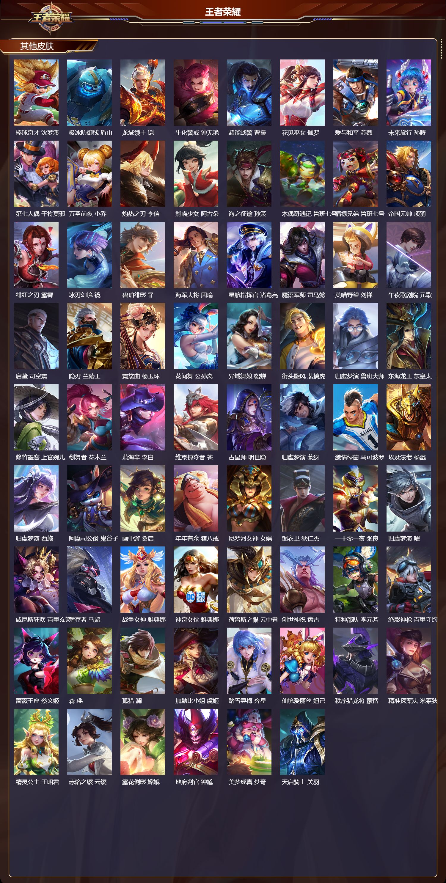 WZQM4289996王者荣耀账号详情图6