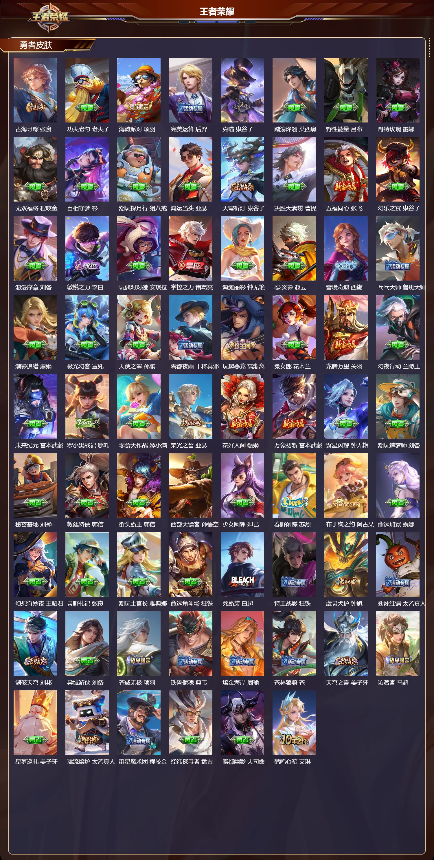 WZQM4291139王者荣耀账号详情图3