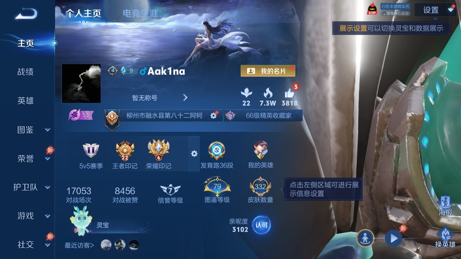 WZCMW4317184王者荣耀账号详情图1