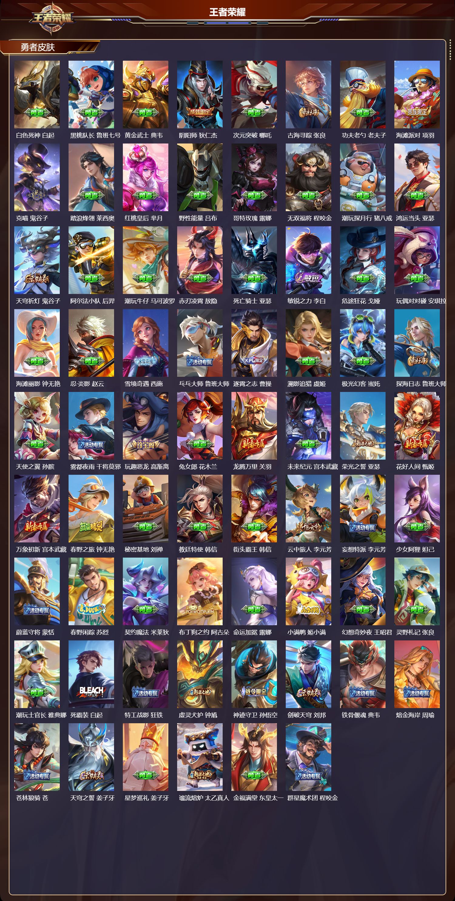 WZMK4290297王者荣耀账号详情图2 WZMK4290297王者荣耀账号详情图2