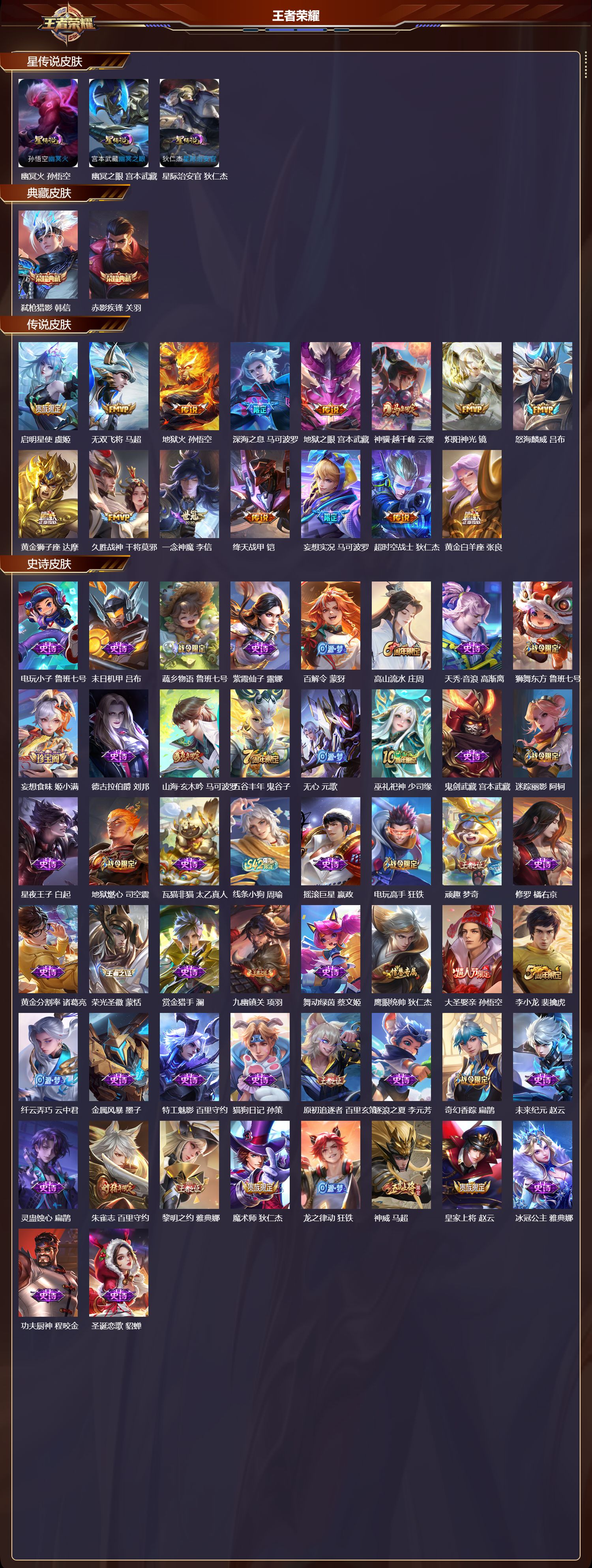 WZMK4291113王者荣耀账号详情图1 WZMK4291113王者荣耀账号详情图1