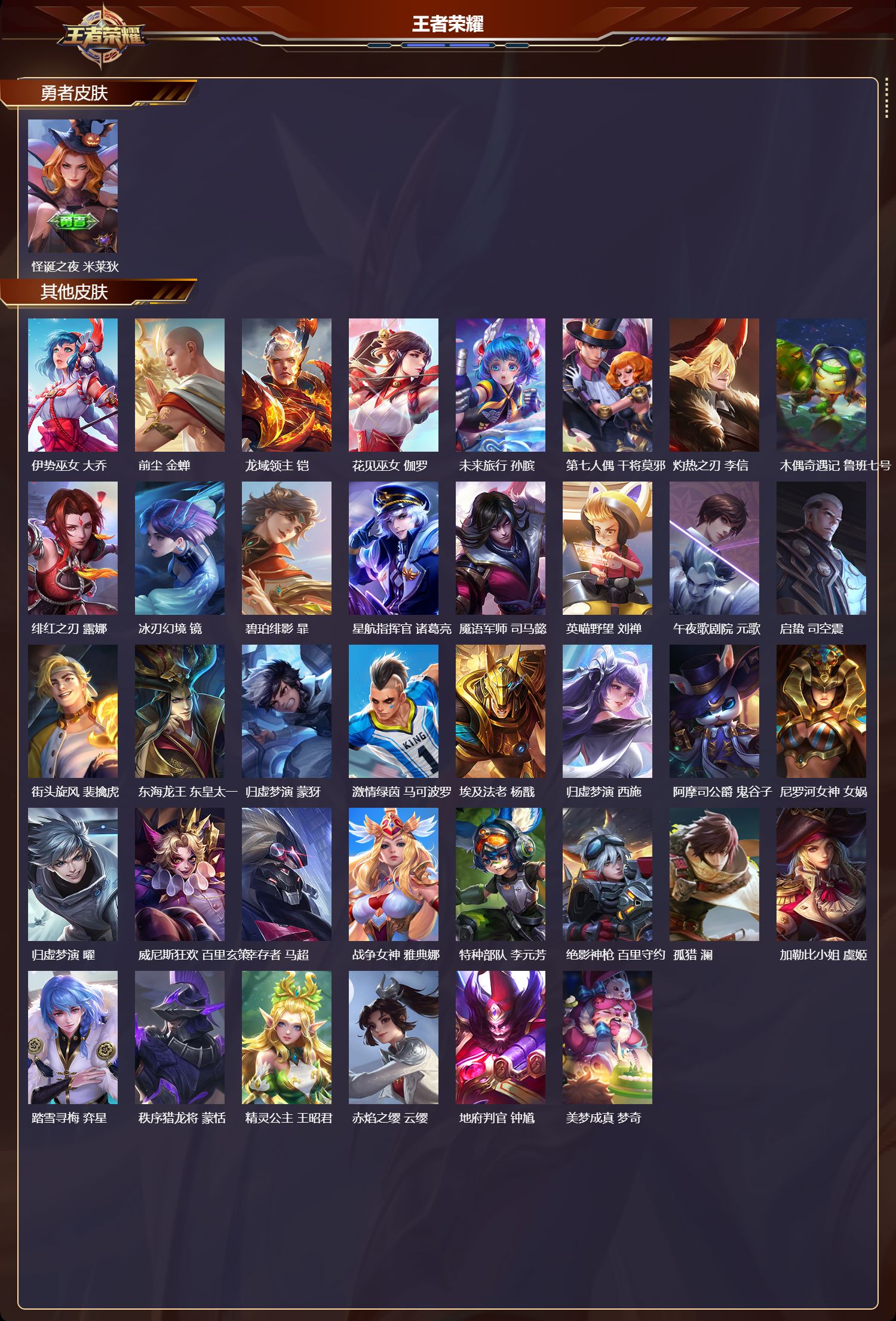 WZQM4290443王者荣耀账号详情图4