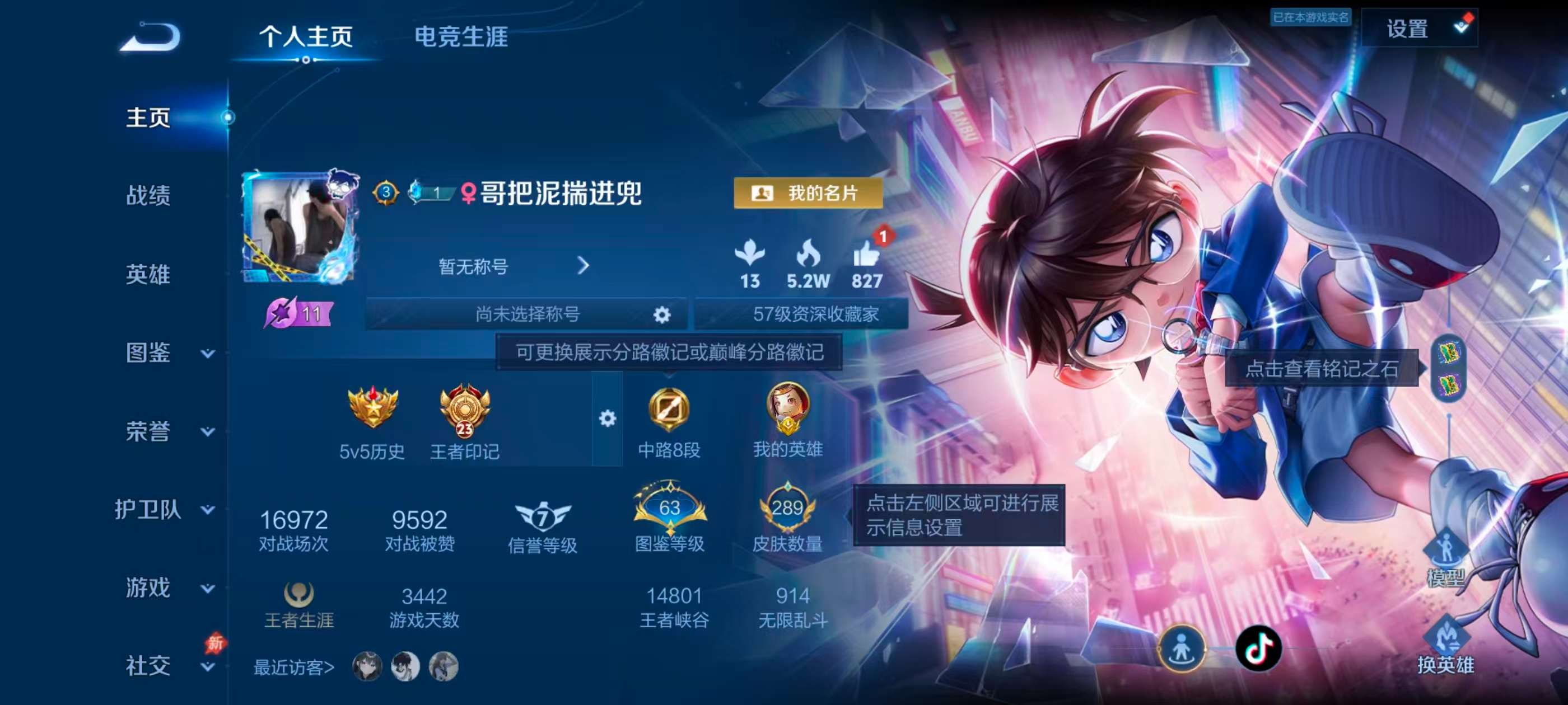 WZCMW4316686王者荣耀账号详情图1