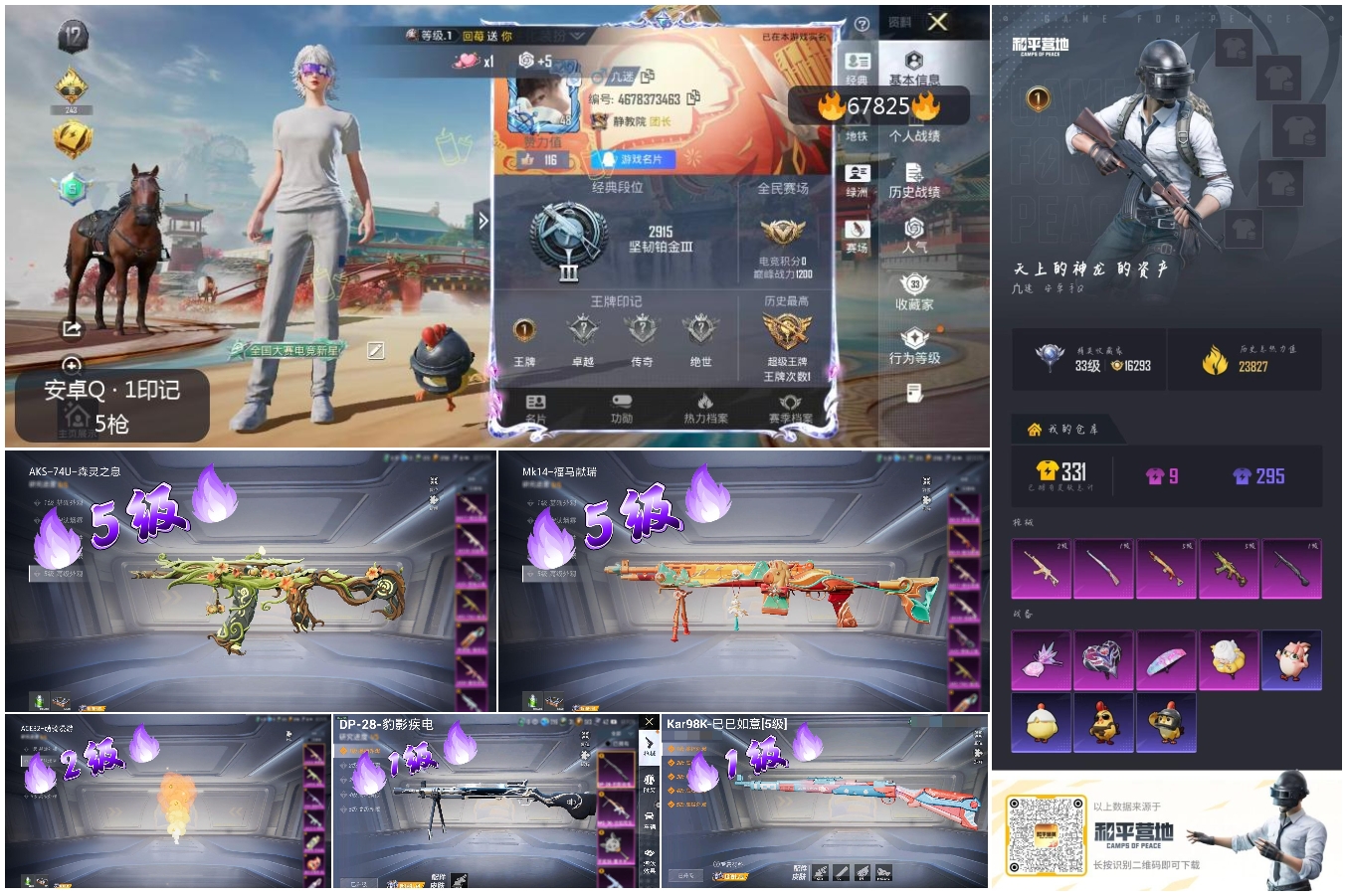 HPCMW4179297和平精英账号详情图3