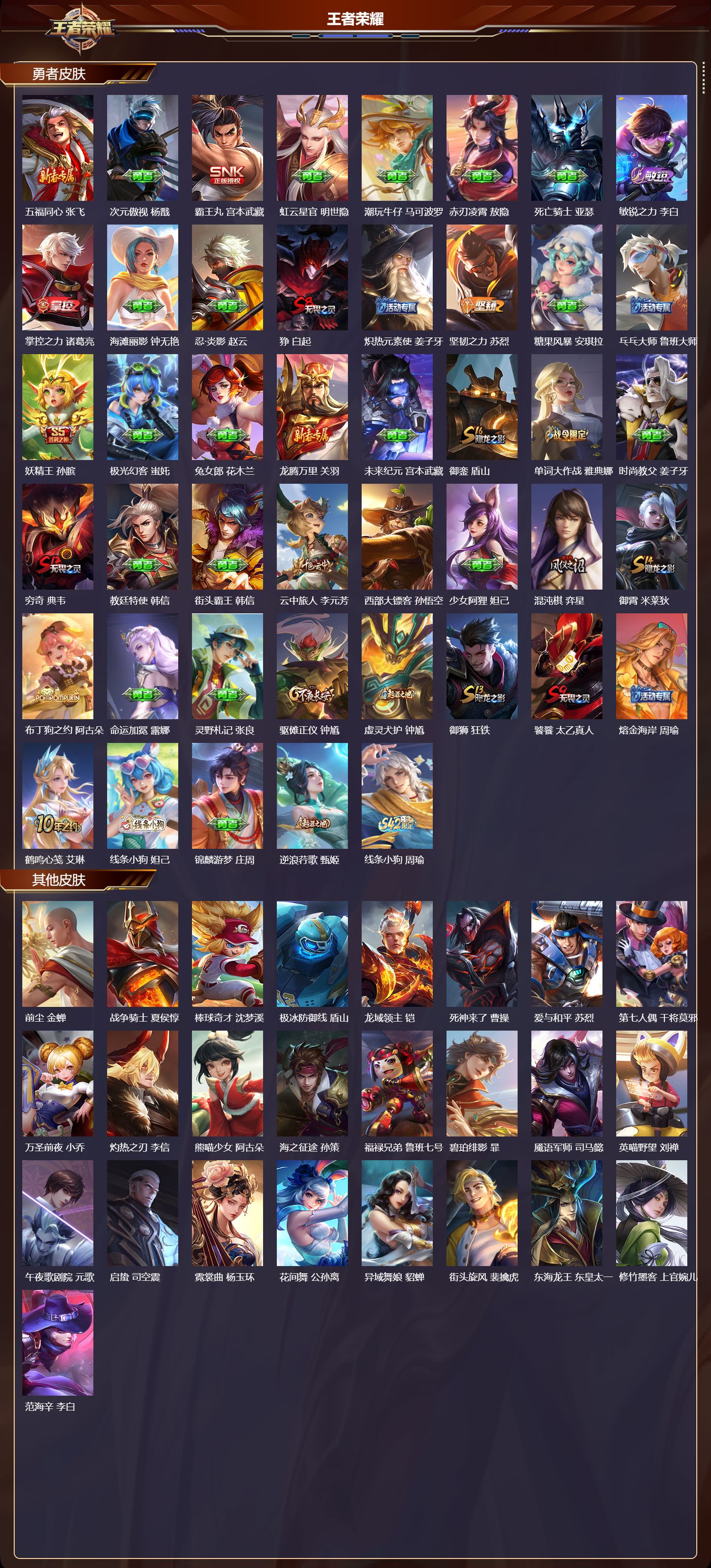 WZQM4289984王者荣耀账号详情图3 WZQM4289984王者荣耀账号详情图3