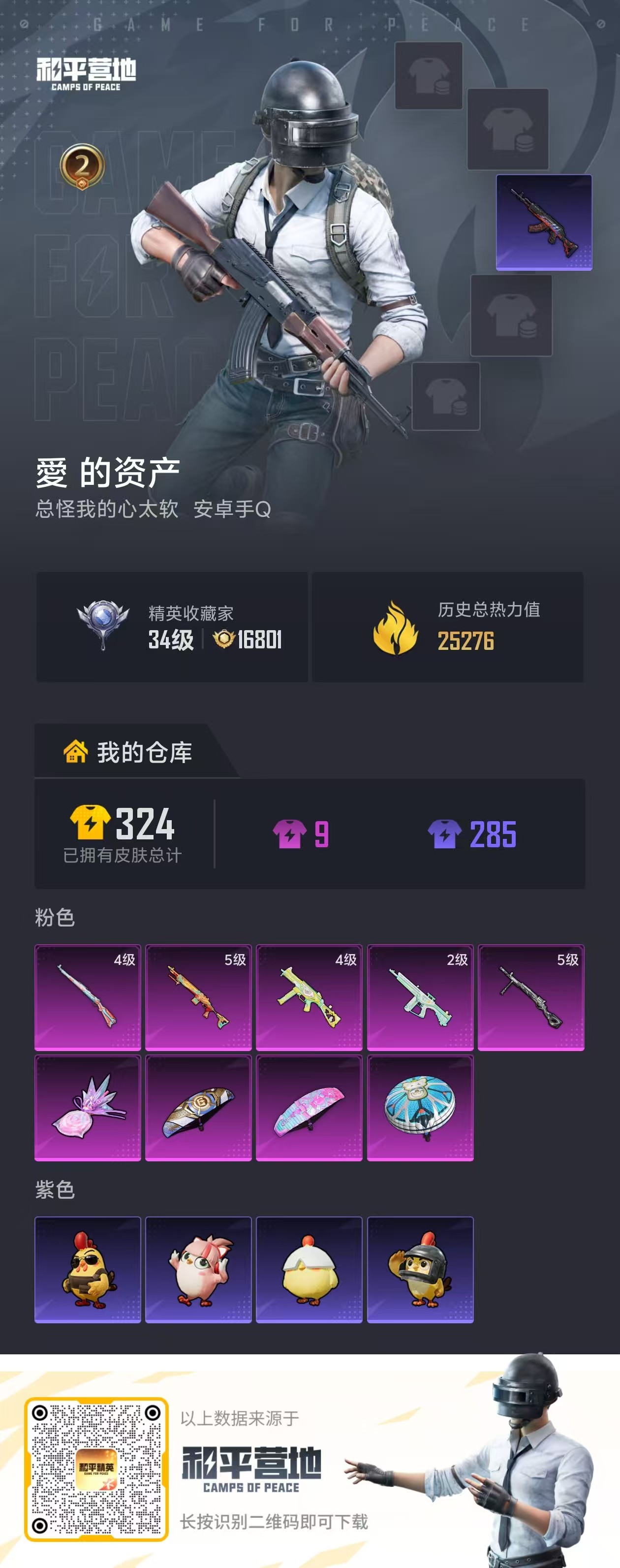 HPCMW4179927和平精英账号详情图1