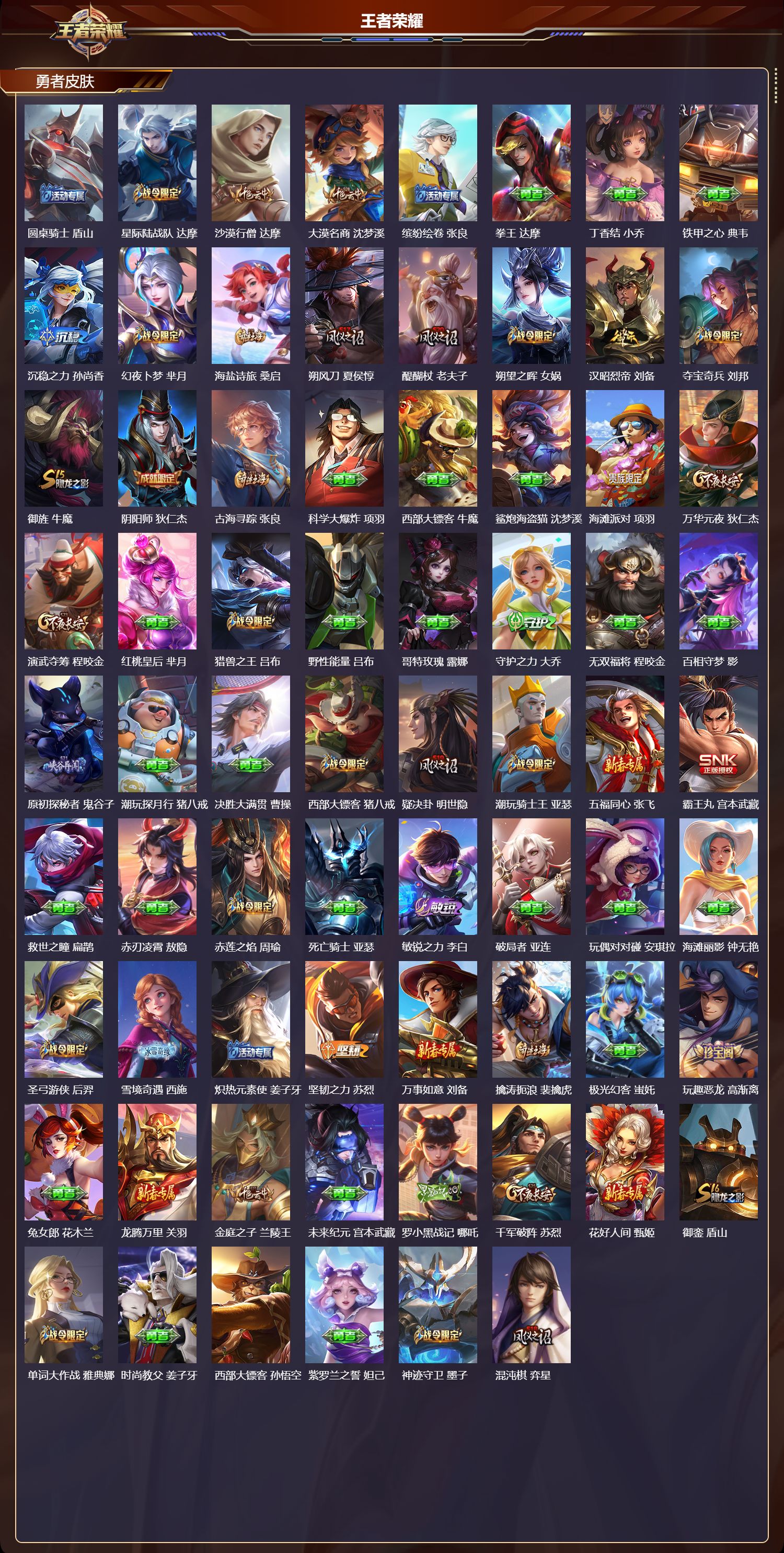 WZMK4290417王者荣耀账号详情图2 WZMK4290417王者荣耀账号详情图2