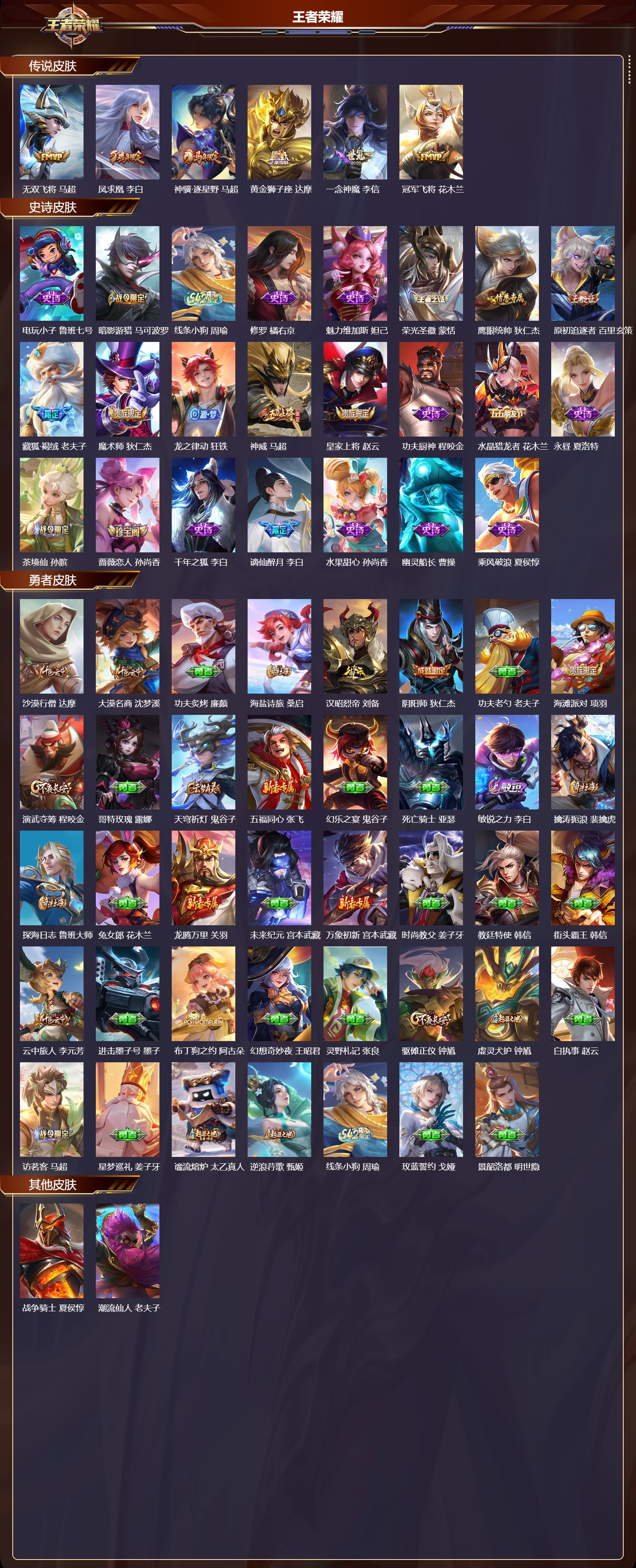 WZMK4289978王者荣耀账号详情图1 WZMK4289978王者荣耀账号详情图1