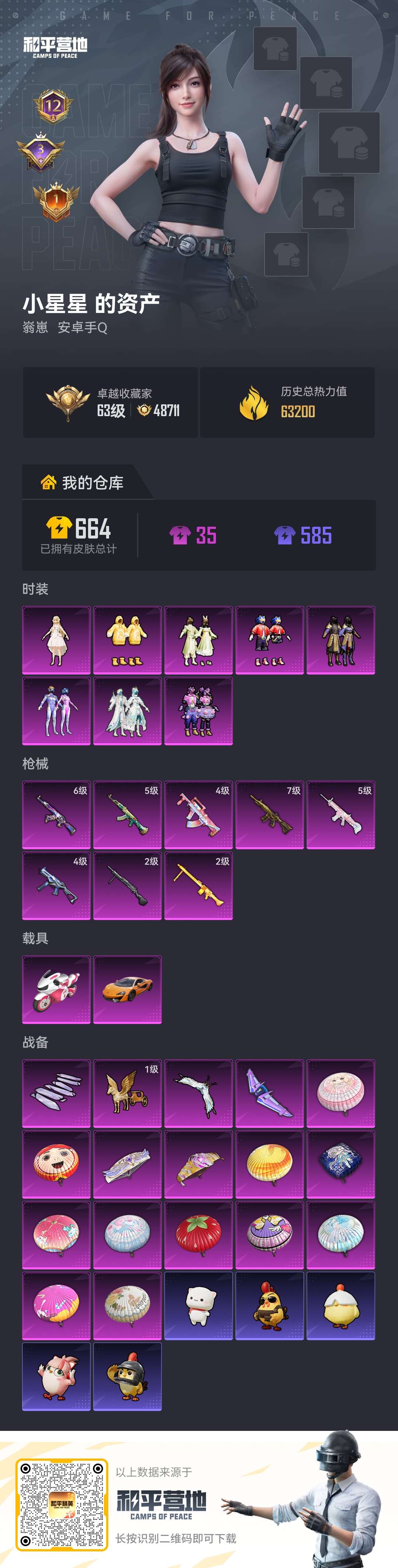 HPCMW4181972和平精英账号详情图1