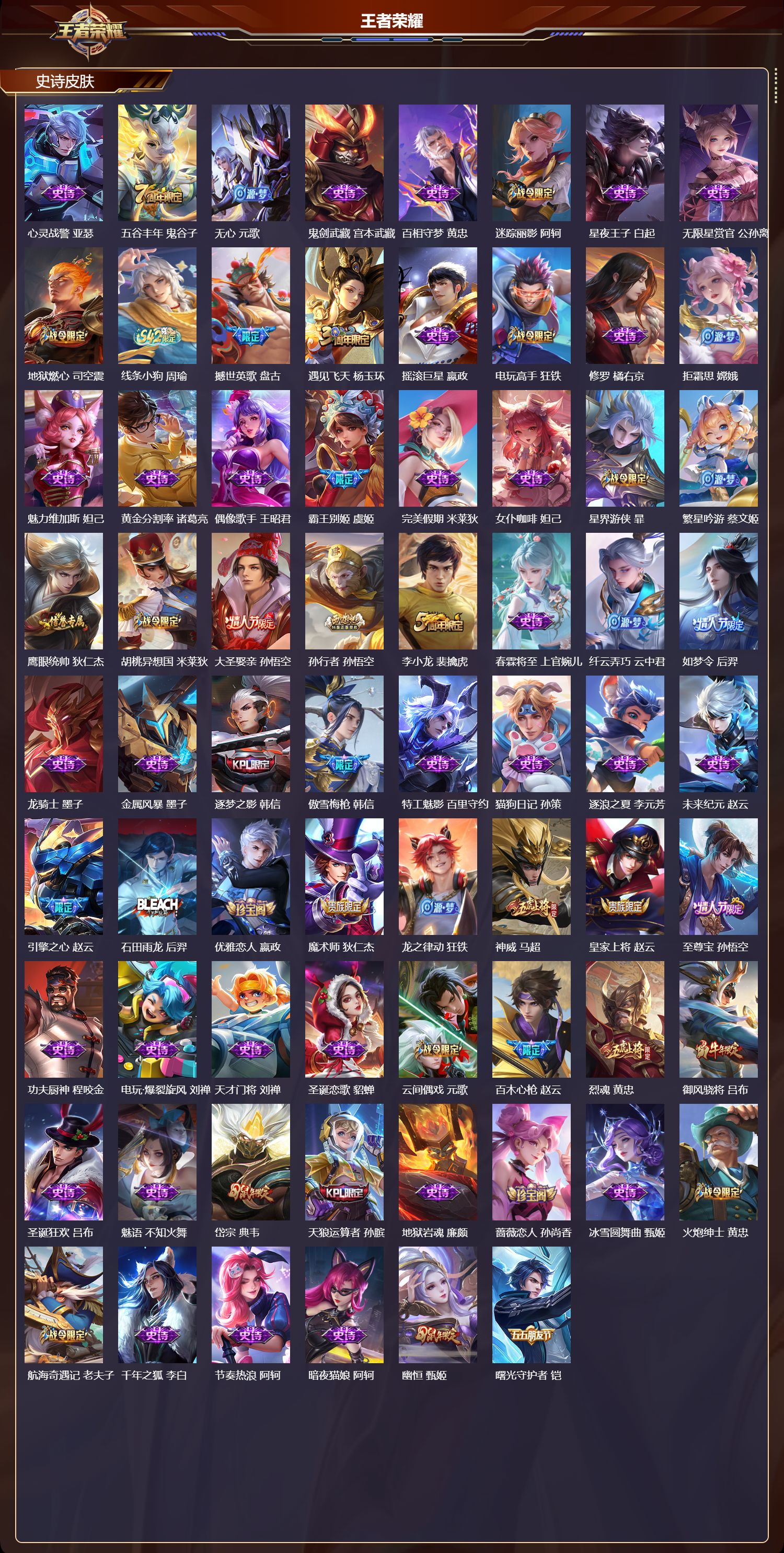 WZMK4293232王者荣耀账号详情图2