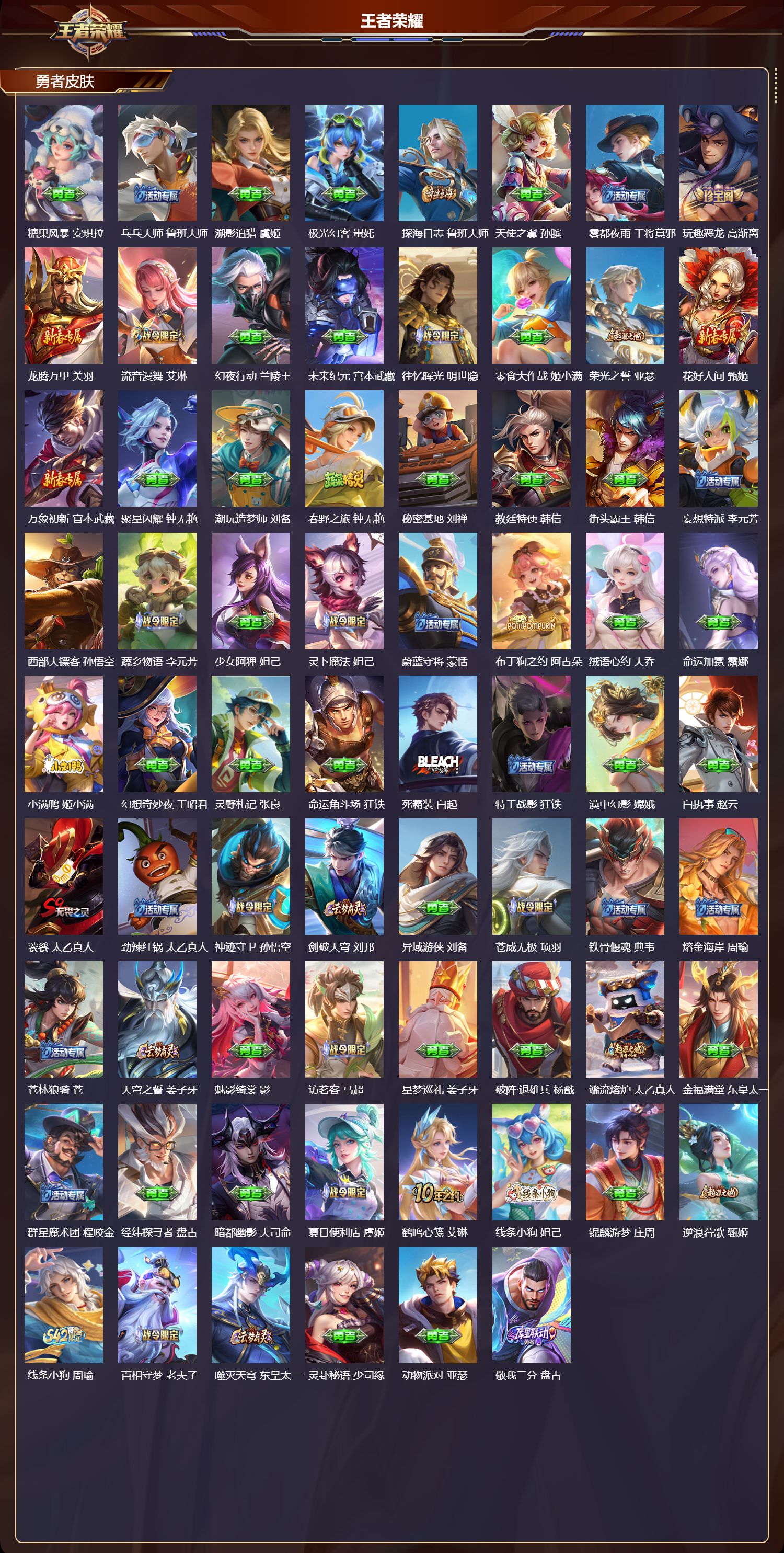 WZQM4292596王者荣耀账号详情图5