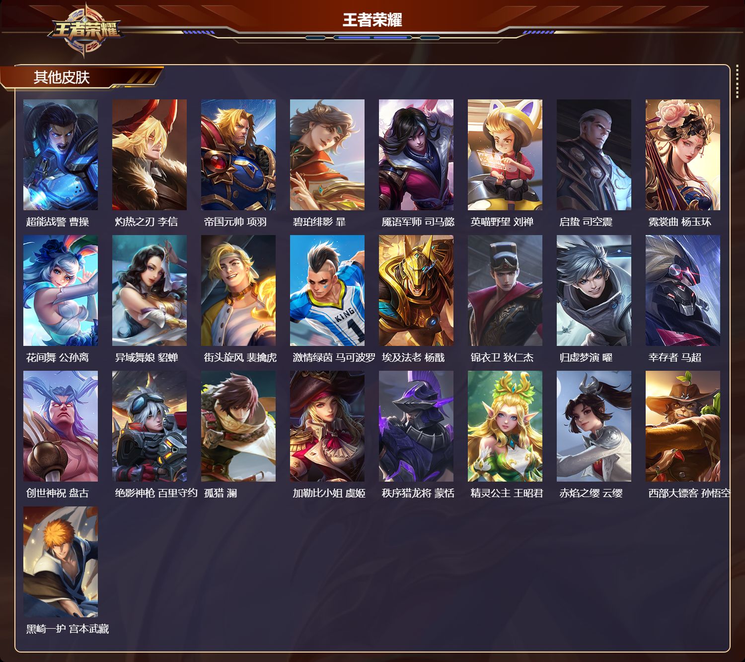 WZMK4293831王者荣耀账号详情图4