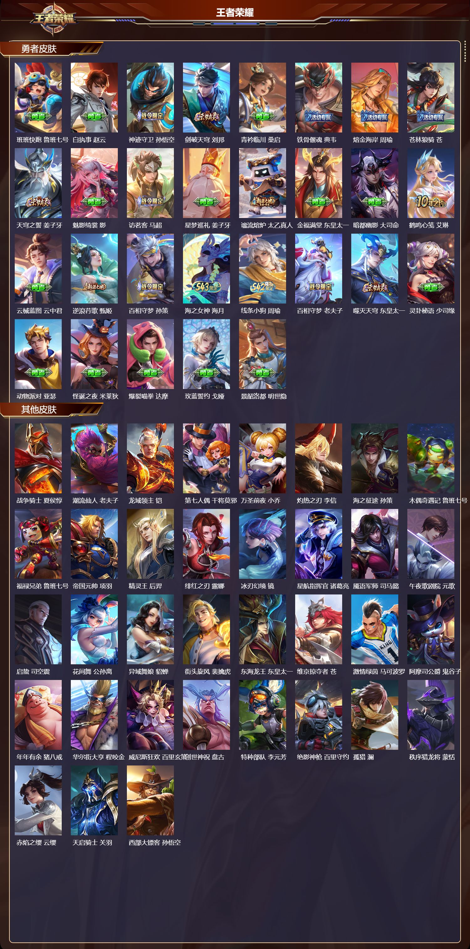 WZMK4293825王者荣耀账号详情图3