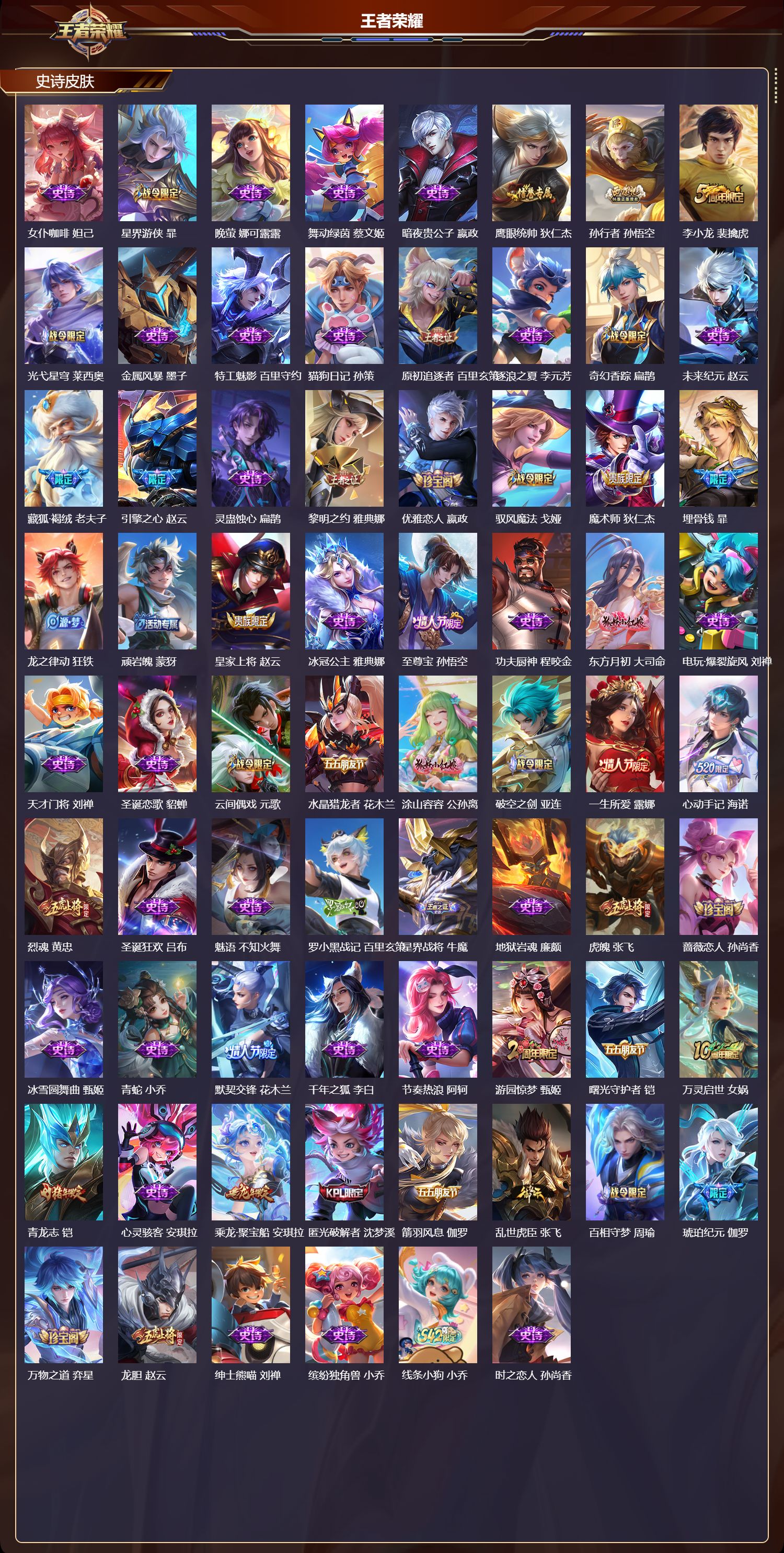 WZMK4292538王者荣耀账号详情图2