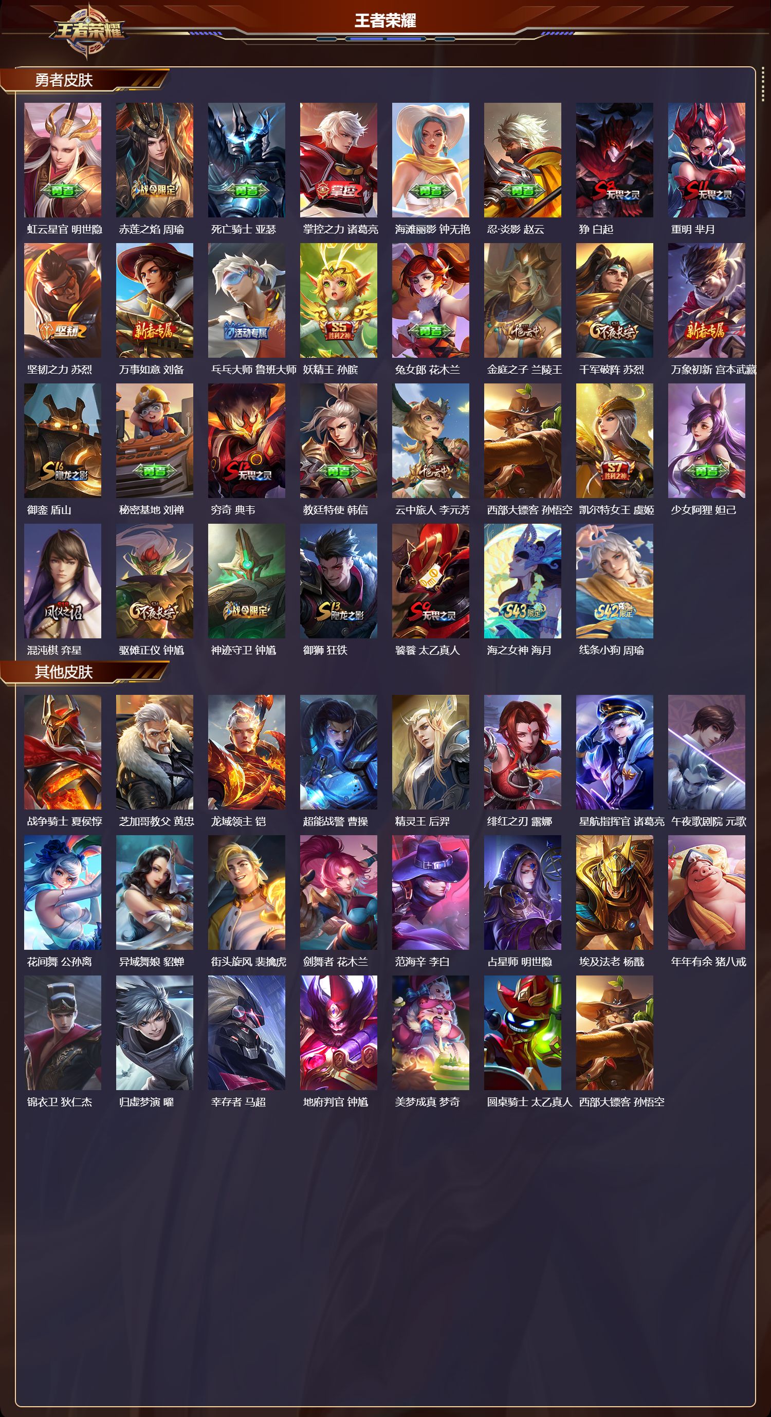 WZMK4294071王者荣耀账号详情图2