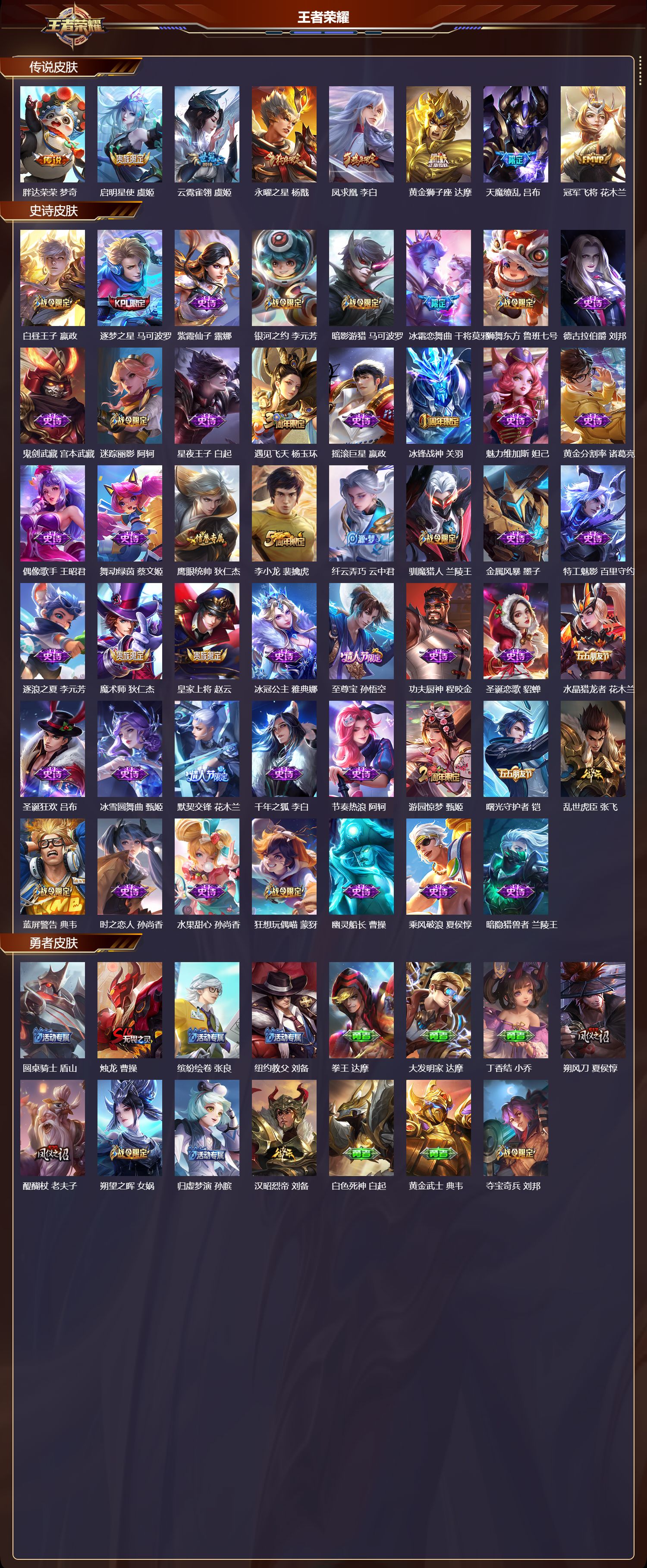 WZMK4292587王者荣耀账号详情图1 WZMK4292587王者荣耀账号详情图1