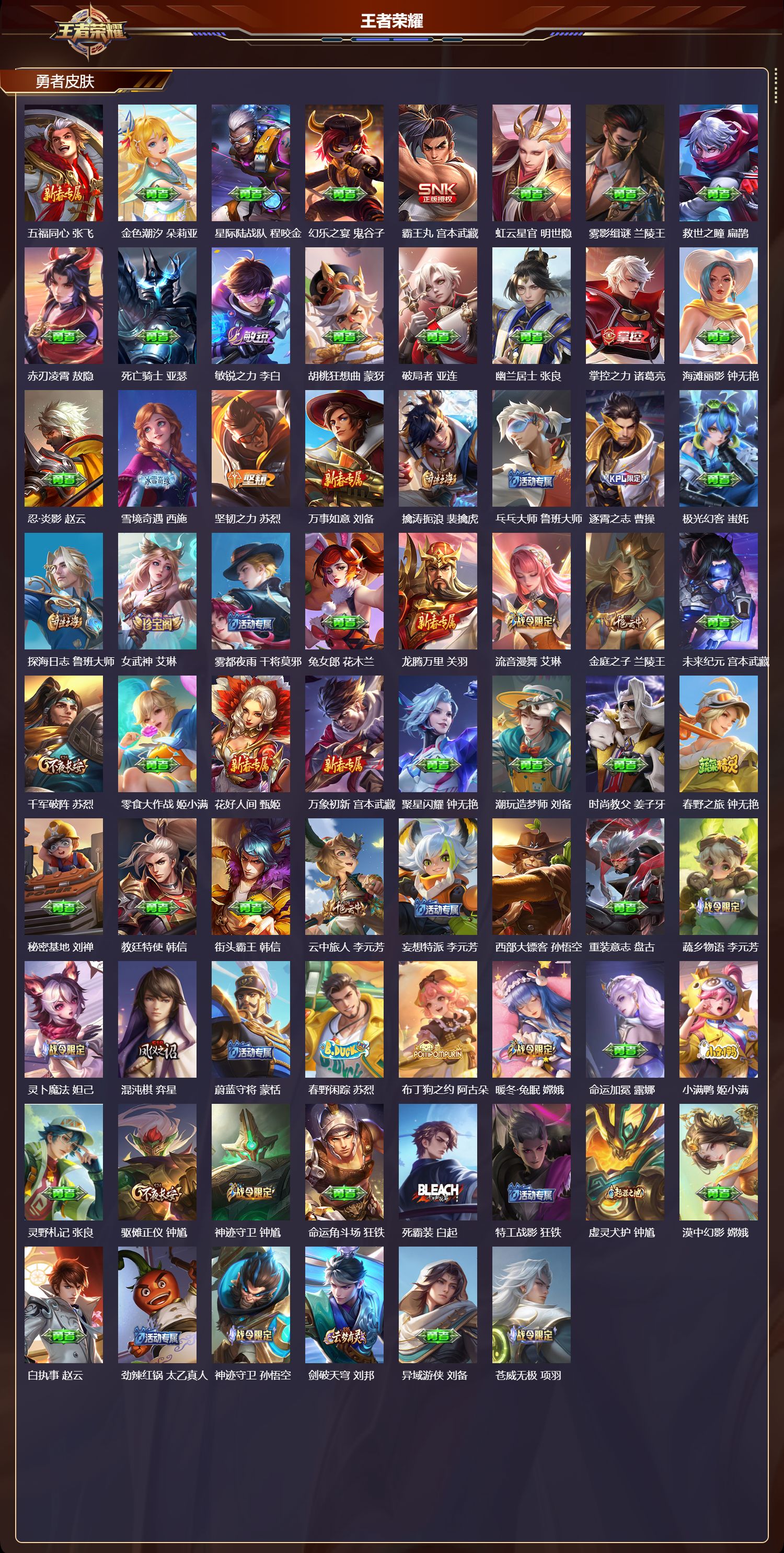 WZQM4293801王者荣耀账号详情图4