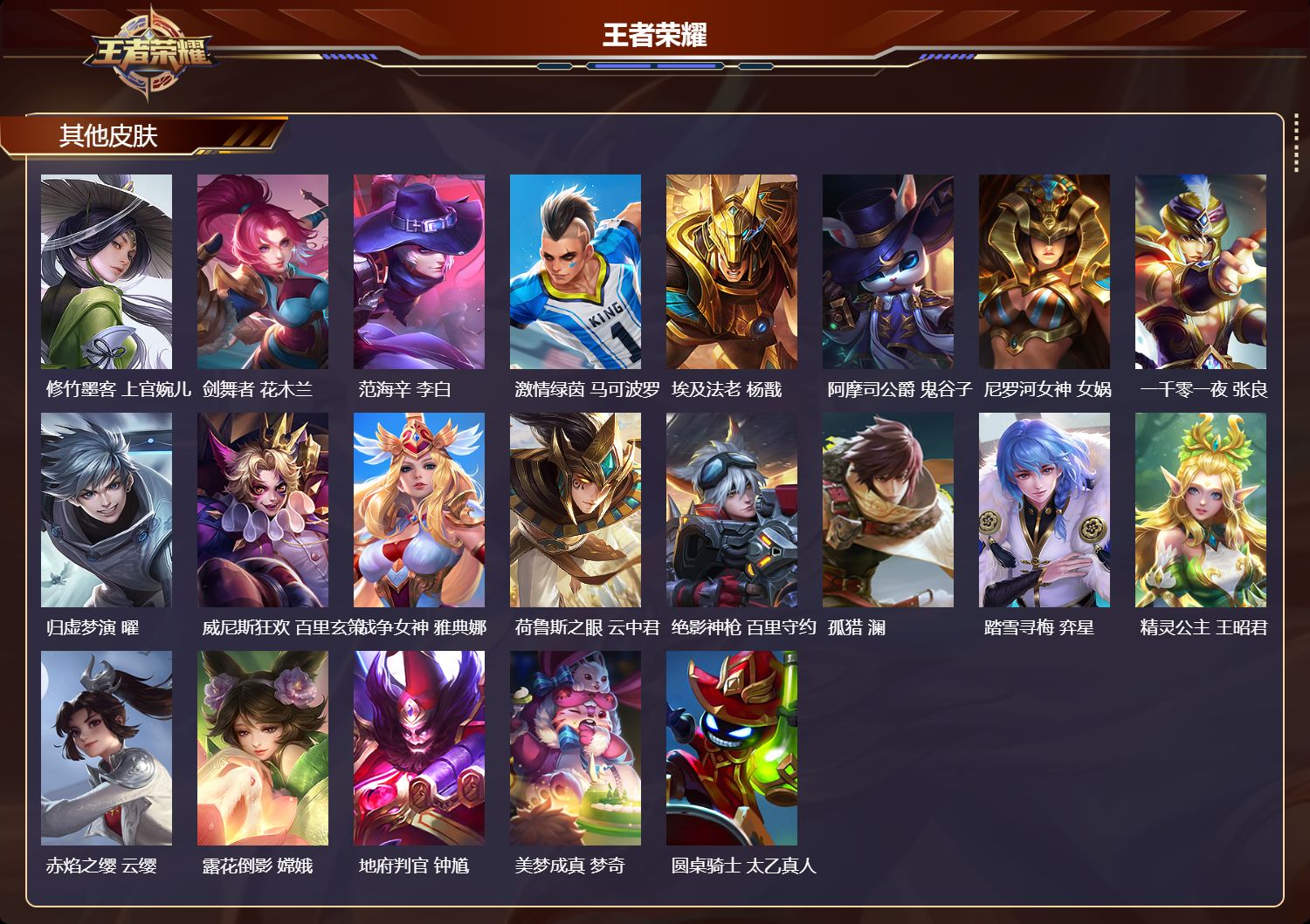 WZMK4293672王者荣耀账号详情图4